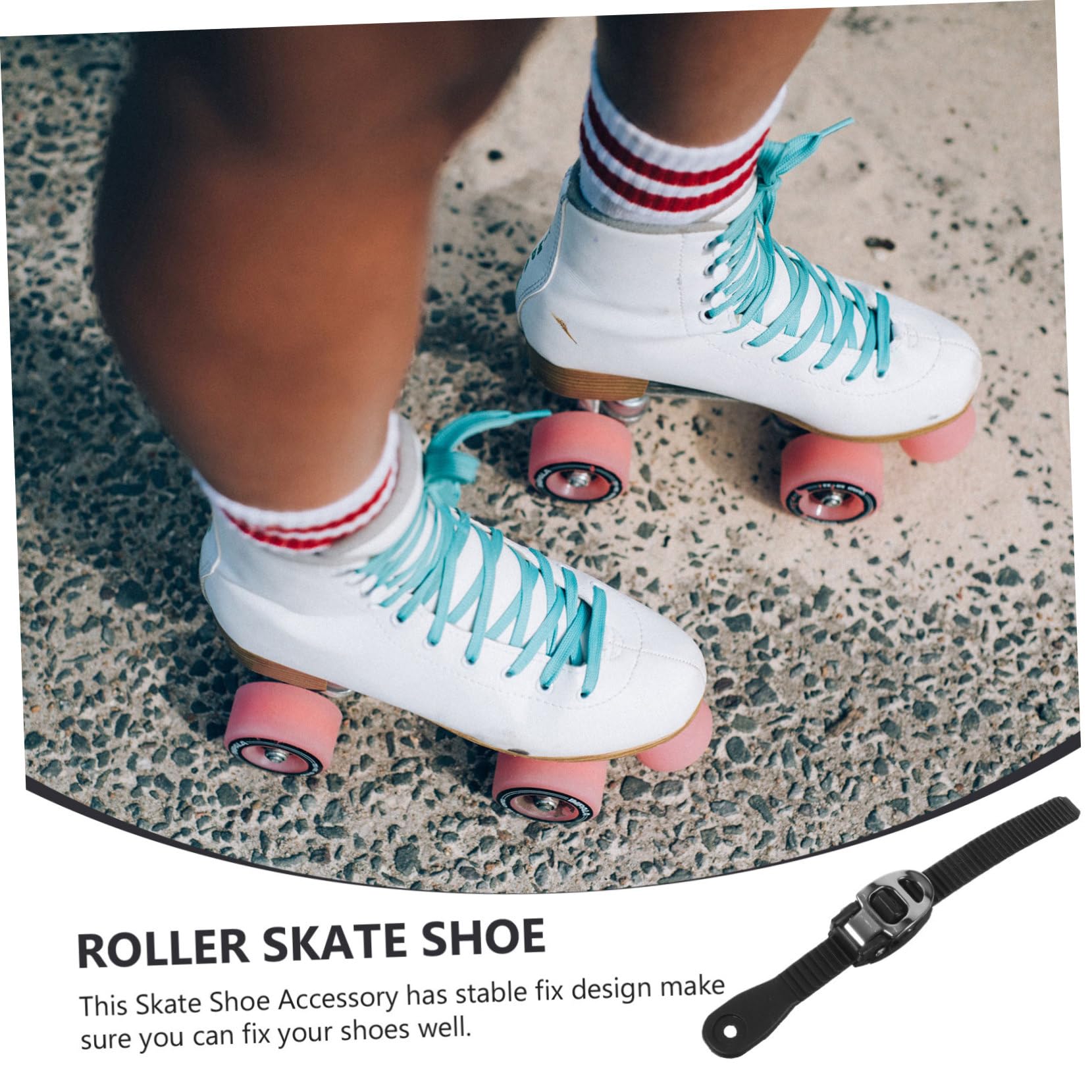 SUPVOX Professional Roller Skate Accessories 2 Pack Buckle Straps Easy Fixing