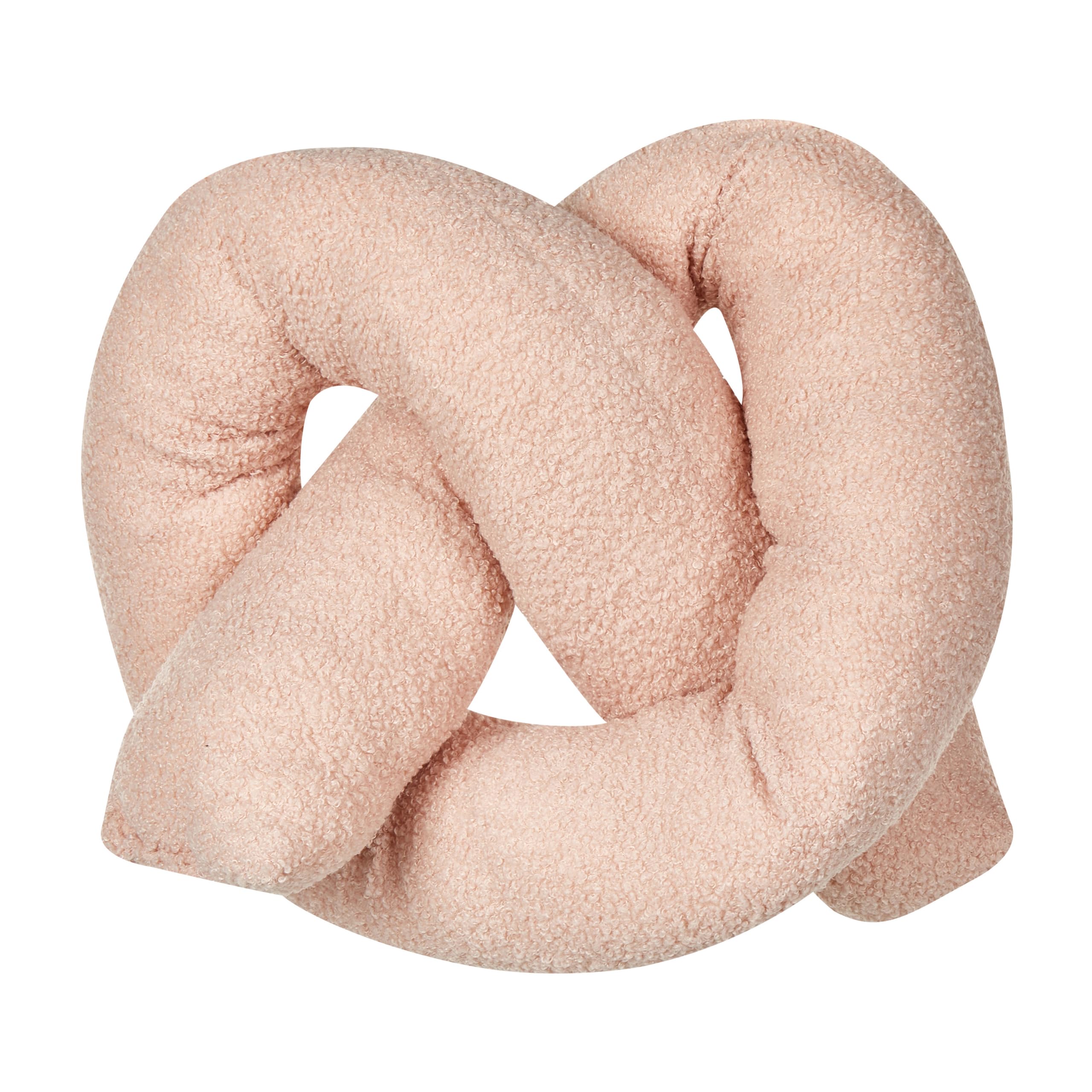 Set di 2 cuscini moderni in tessuto peluche rosa 172 x 14 cm Gladiolo