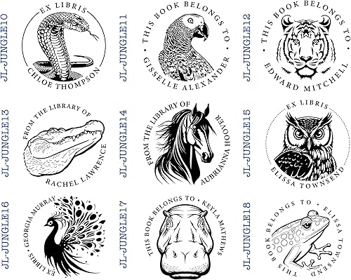 Miniatura 3 de Sello de libro personalizado con mango de madera, de la Biblioteca de Sello personalizado Sello personalizado Sello de logotipo personalizado