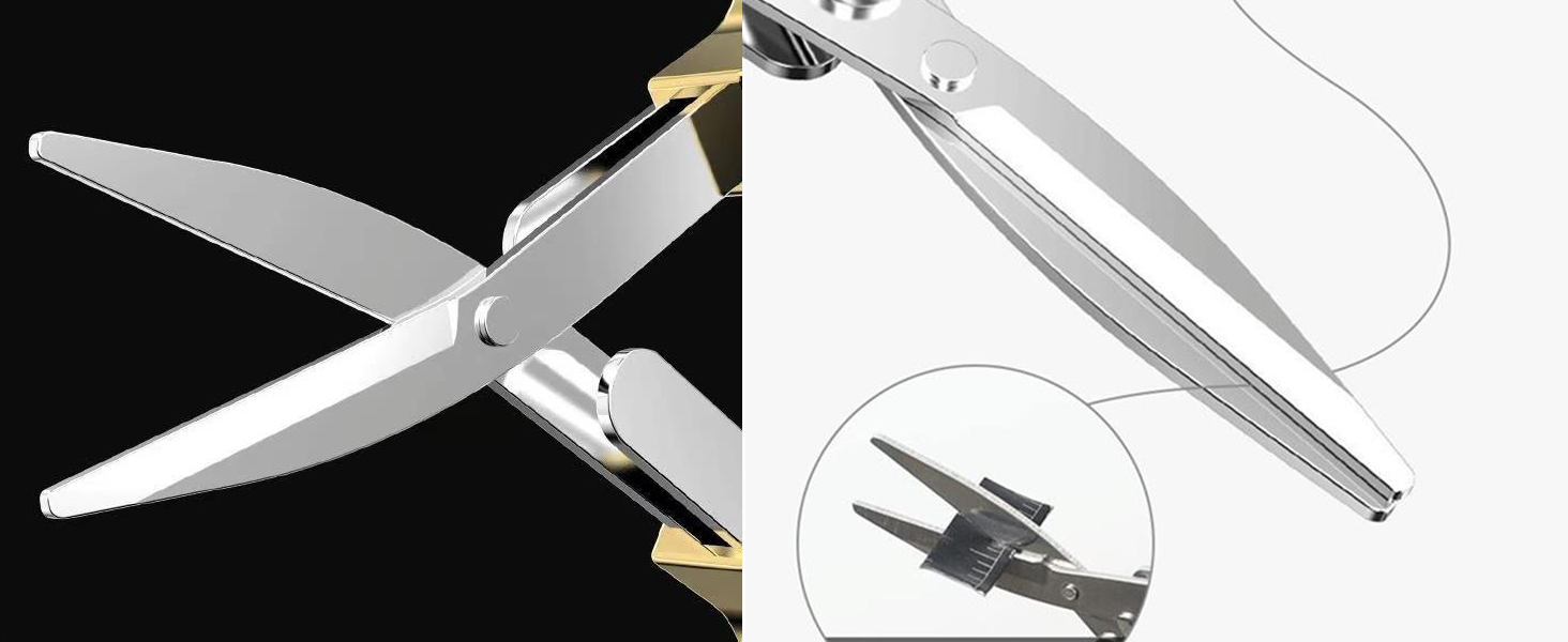 12-Pack Folding Pocket Scissors - 3.5" Metal, Sharp, Portable With Keyring Hole 6 thumbnail image