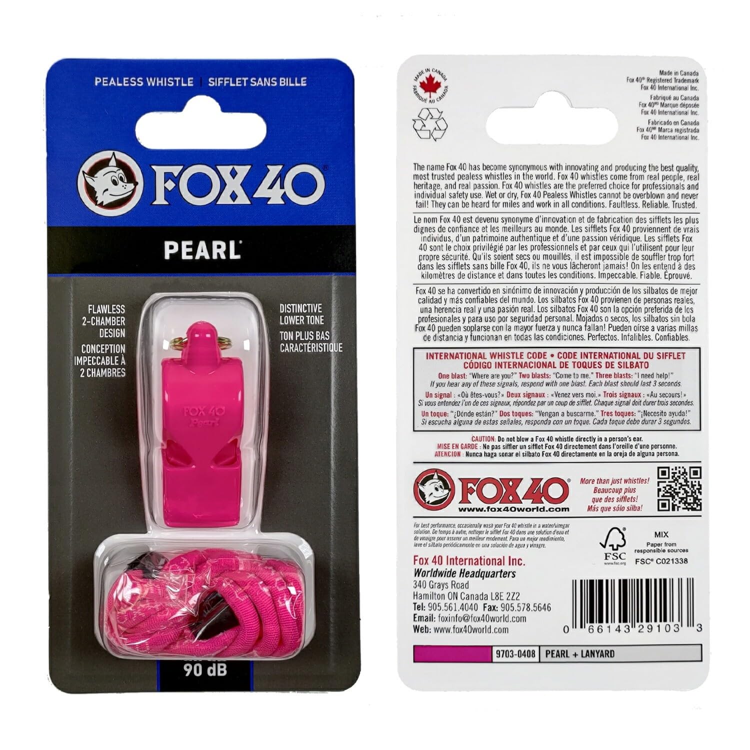 Pearl with lanyard (PINK)