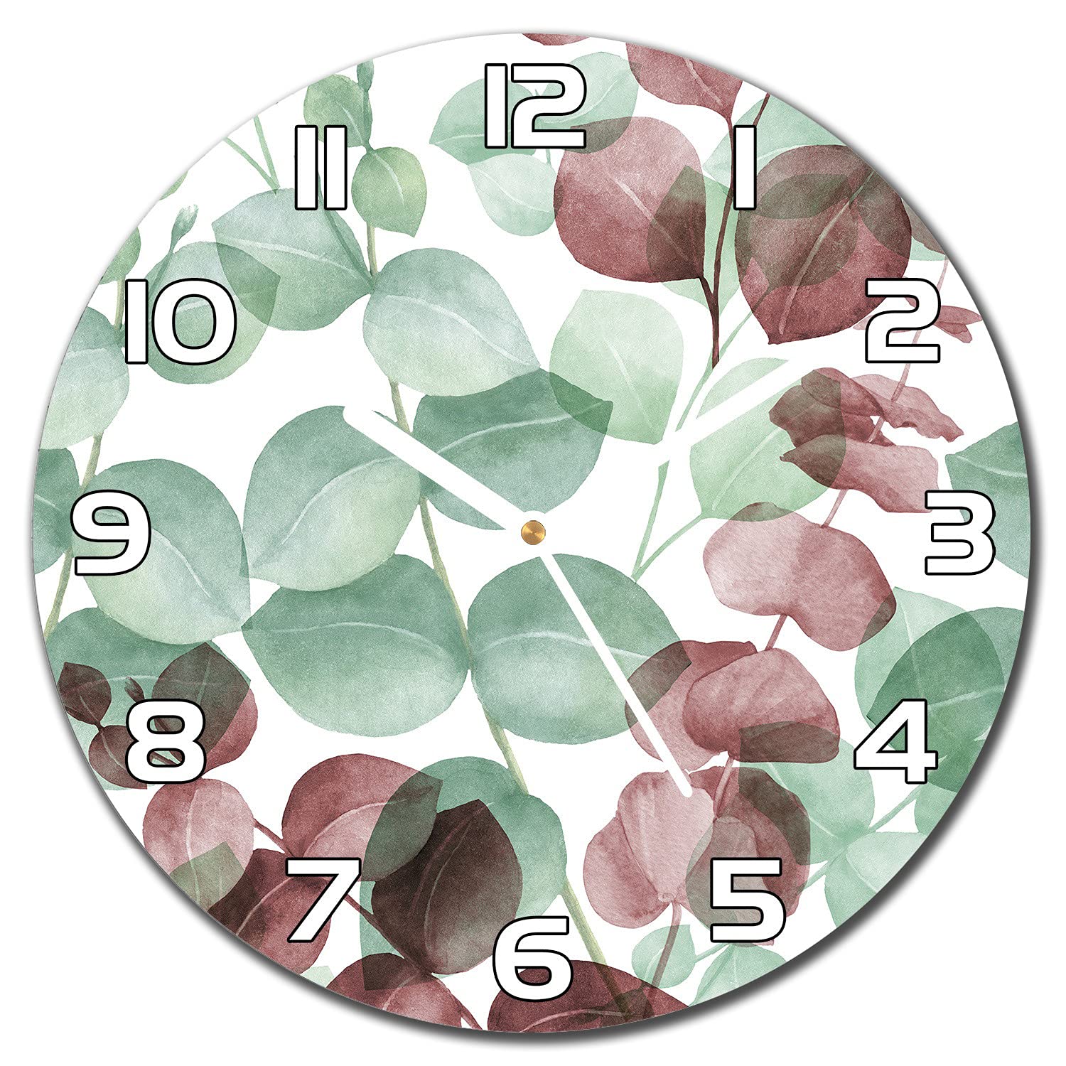 Horloge en verre Coloray 30 cm pour sublimer la décoration de votre cuisine ou salon