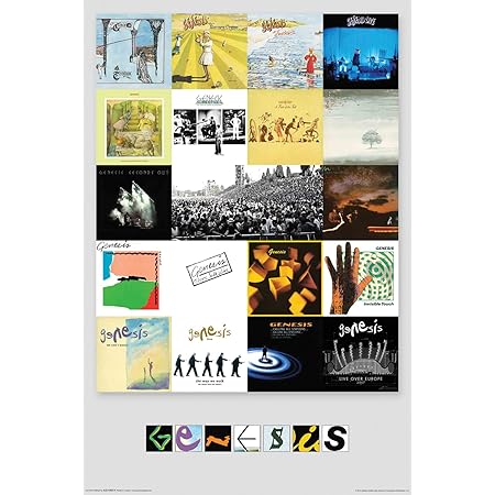 Amazon Com Aquarius Genesis Albums Poster 24 By 36 Inch Posters Prints