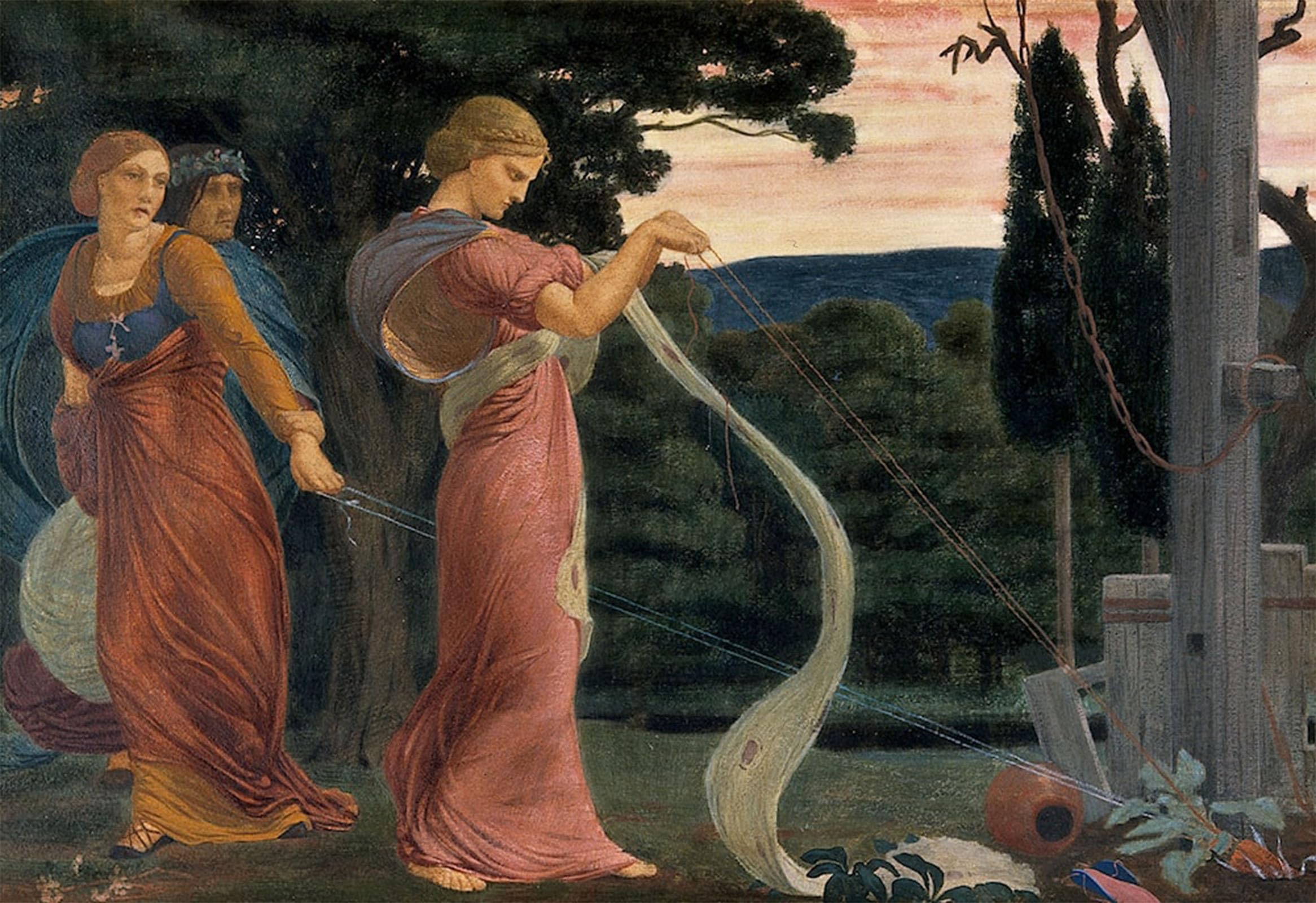 ARTXLXXBN Famous Painting Canvas Artwork Graffiti Print Three Women Plucking Mandrakes by Robert Bateman Portrait Canvas Image for Home Decor 60x90cm