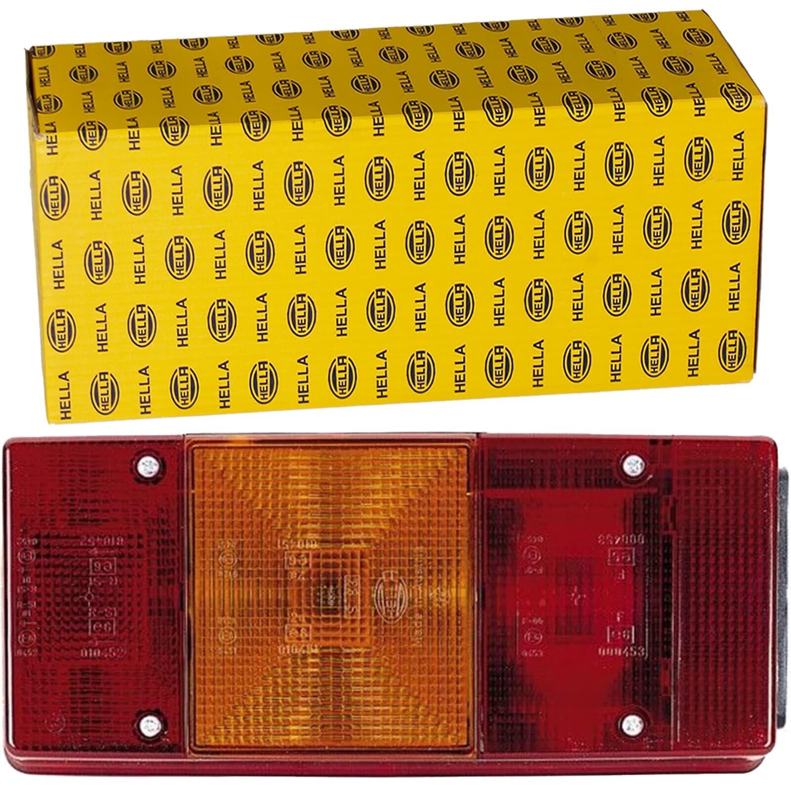 HELLA 2SE 007 547-021 Rearlight - Bulb - 12V - mounting - Lens Colour: Red - Plug: Blade Terminal - right - Quantity: 1