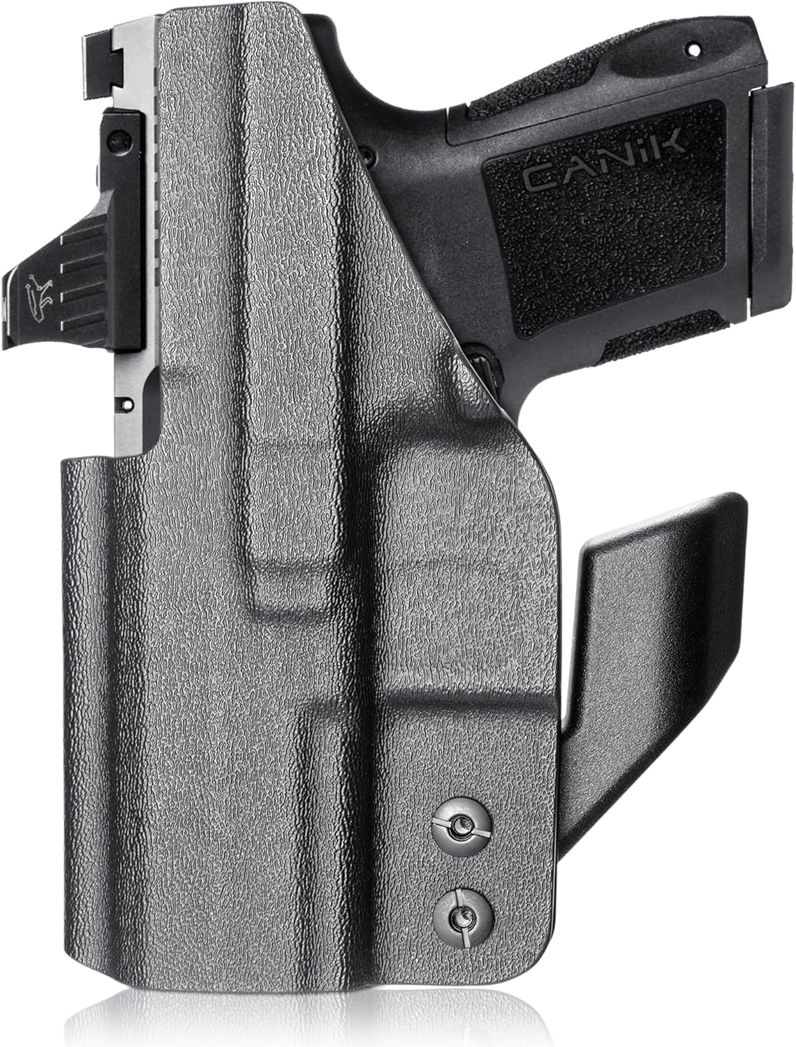 WARRIORLAND IWB Kydex Holster, Designed Exclusively and Solely for Canik Mete MC9 / MC9L Only Pistol, w/Claw & Optics Cut, Inside Waistband Concealed Carry, Adj. Retention & Cant, Right- / Left-Hand
