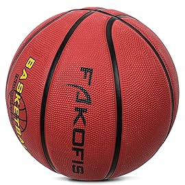 FAKOFIS Toddler Kids Basketball Size 3(22) Small Basketball for Boys Girls Age 2-6,Premium Rubber Indoor Outdoor Basket Balls for Training Shoot and Dribble (Best Gift)