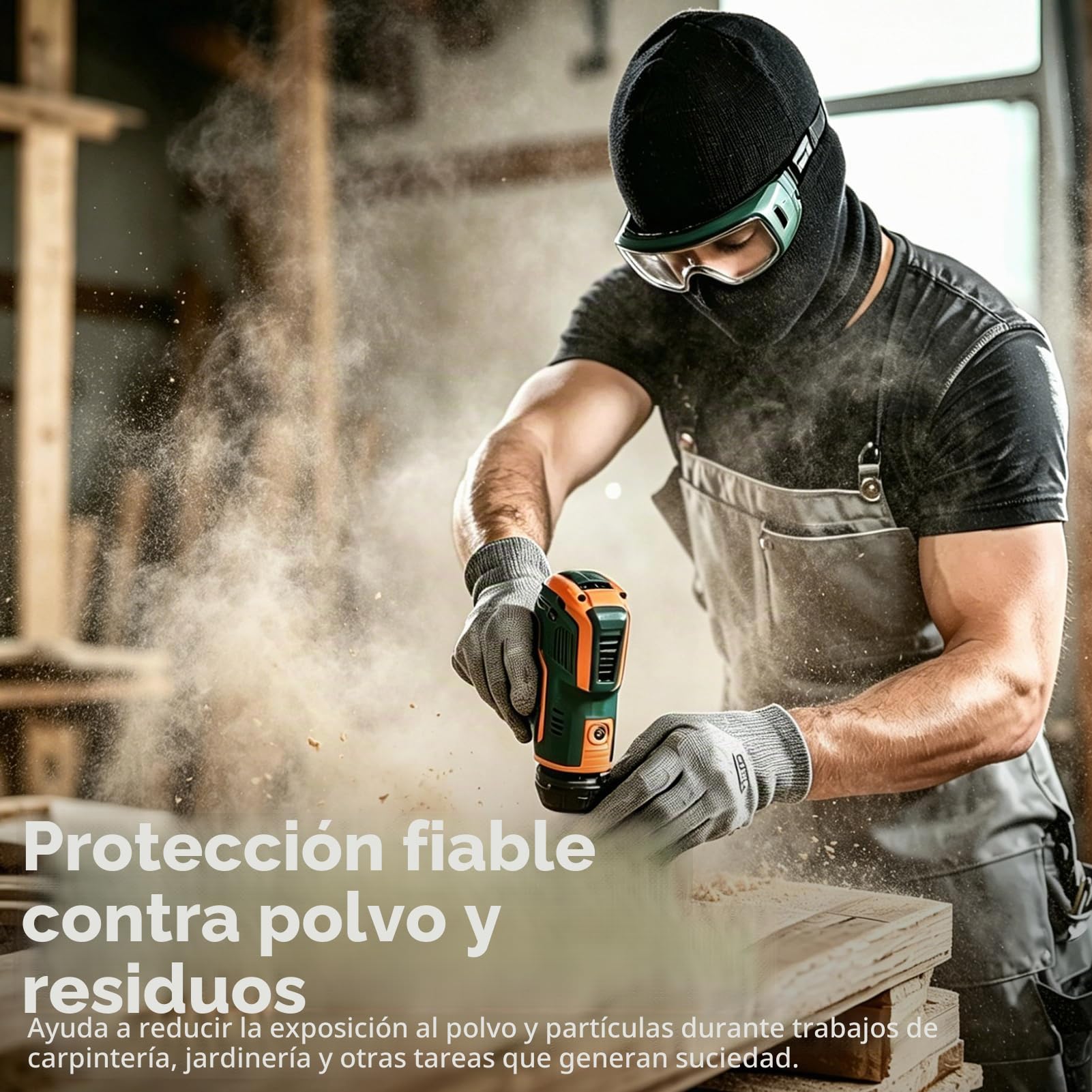 LONGKING Pasamontañas Unisex Protección UV Cortavientos Cálido Transpirable para Moto Esquí Snowboard