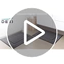 DEXI Tapis Salle de Bain Antidérapant 50 x 80 cm, Moelleux en