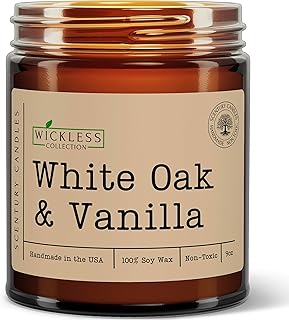 Wickless Candles for Candle Warmer Lamp, Many Scents to Choose, 100% Non-Toxic Soy Wax, Scented Candle Melts for Warming Plate, Handmade in The USA (White Oak & Vanilla)