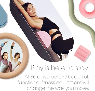 Bala Balance Blocks, High Density Yoga Blocks | Yoga Foam Blocks for Stretching & Working Out - Home Workout Accessories & Exercise Equipment for Women & Men