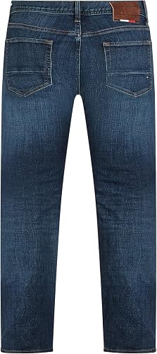 Tommy Hilfiger Jean Homme Slim Fit en Coton, Bleu (Tino Indigo), 33W/32L - 4
