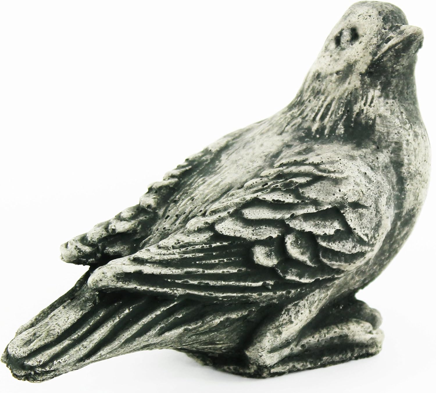 Lark Bird Concrete Statue Cement Birds Figurines Cast Stone Bird Bath Figure Back Yard Art