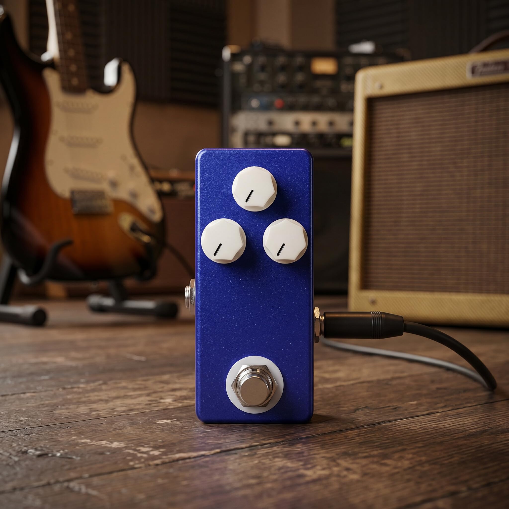 Kompakt Blue Delay Guitar Effect Pedal mit Echtem Bypass - Geeignet für Professionelle Musiker