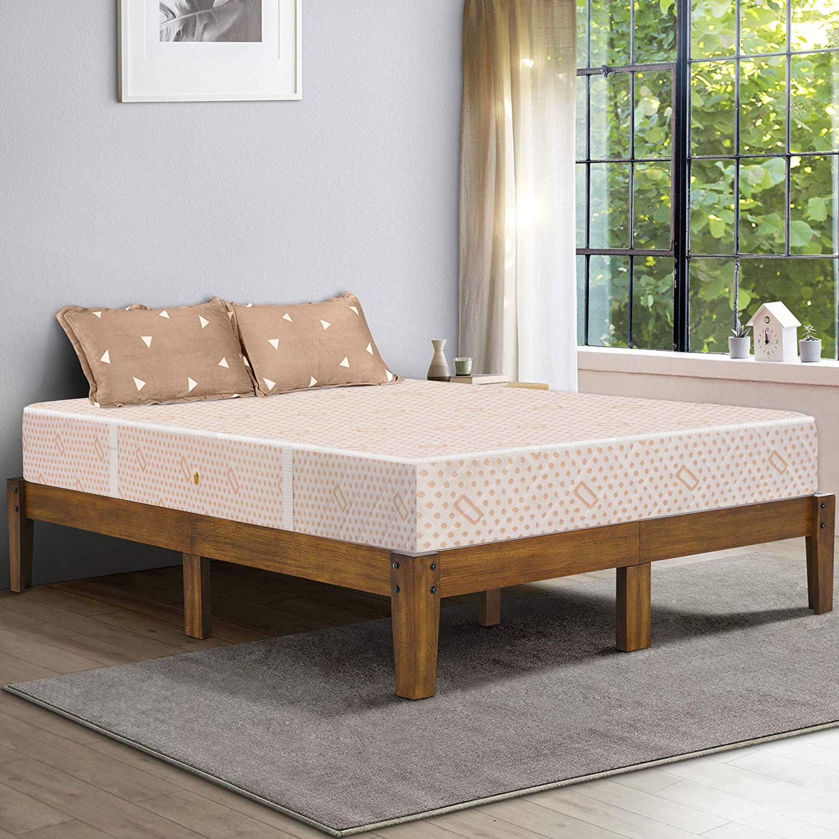 USHA SHRIRAM Back Master 6-Inch Bonded Foam Mattress | 5 Years Warranty| Extra Firm Single Size with NFF Technology Orthopedic Mattress with Complete Edge Support (72X72 Inch)