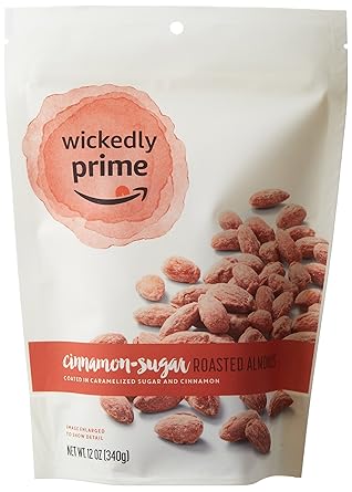 Amazon Com Wickedly Prime Roasted Almonds Cinnamon Sugar 12 Ounce Grocery Gourmet Food Amazon Com Wickedly Prime Roasted Almonds Cinnamon Sugar 12 Ounce Grocery Gourmet Food