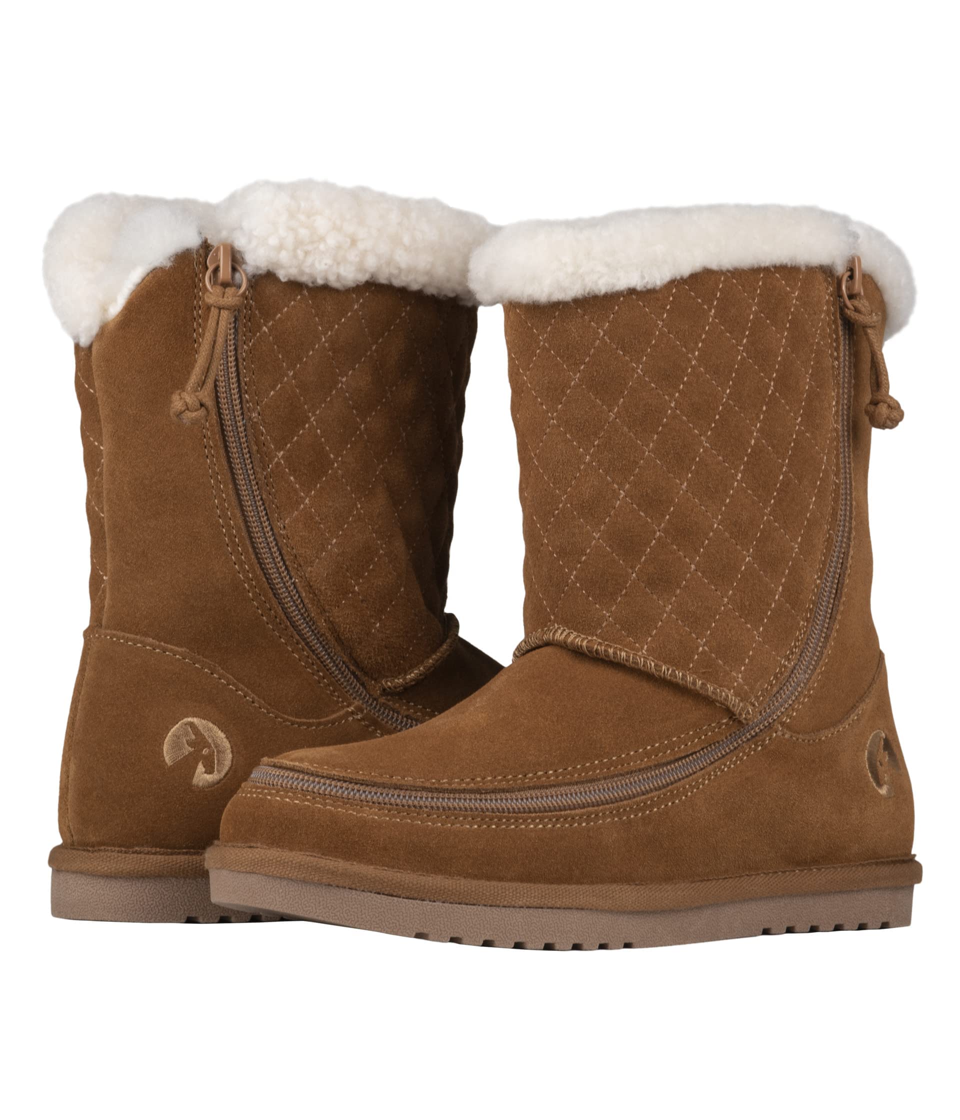 BILLY Footwear Cozy Quilt Lux Chestnut 7 M