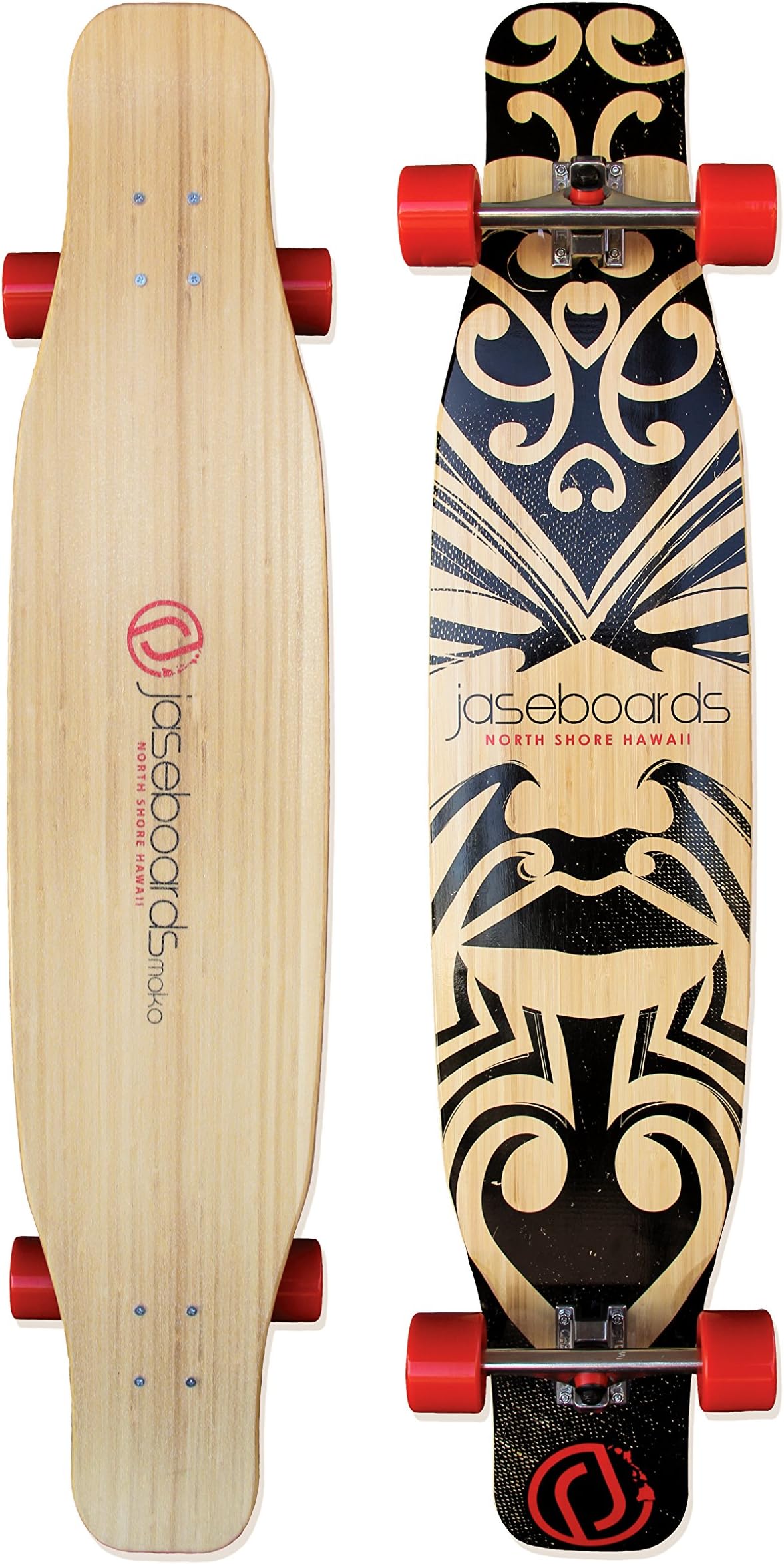 Moko Bamboo/Maple Longboard Skateboard Complete