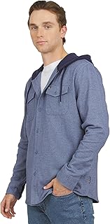 Camisa de franela con capucha
