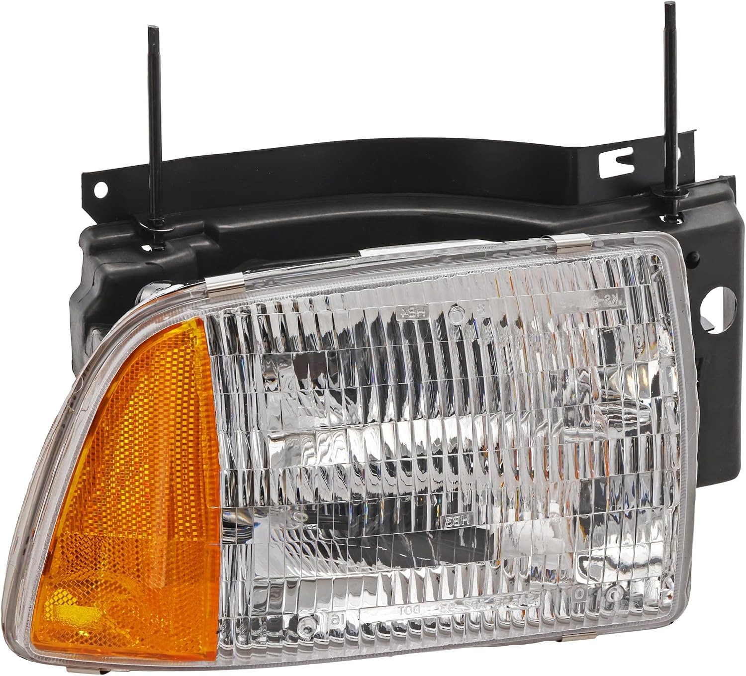 Compatible with 95-97 Blazer Front Headlight Headlamp Head Light Lamp Assembly with Bulb Right Passenger Side