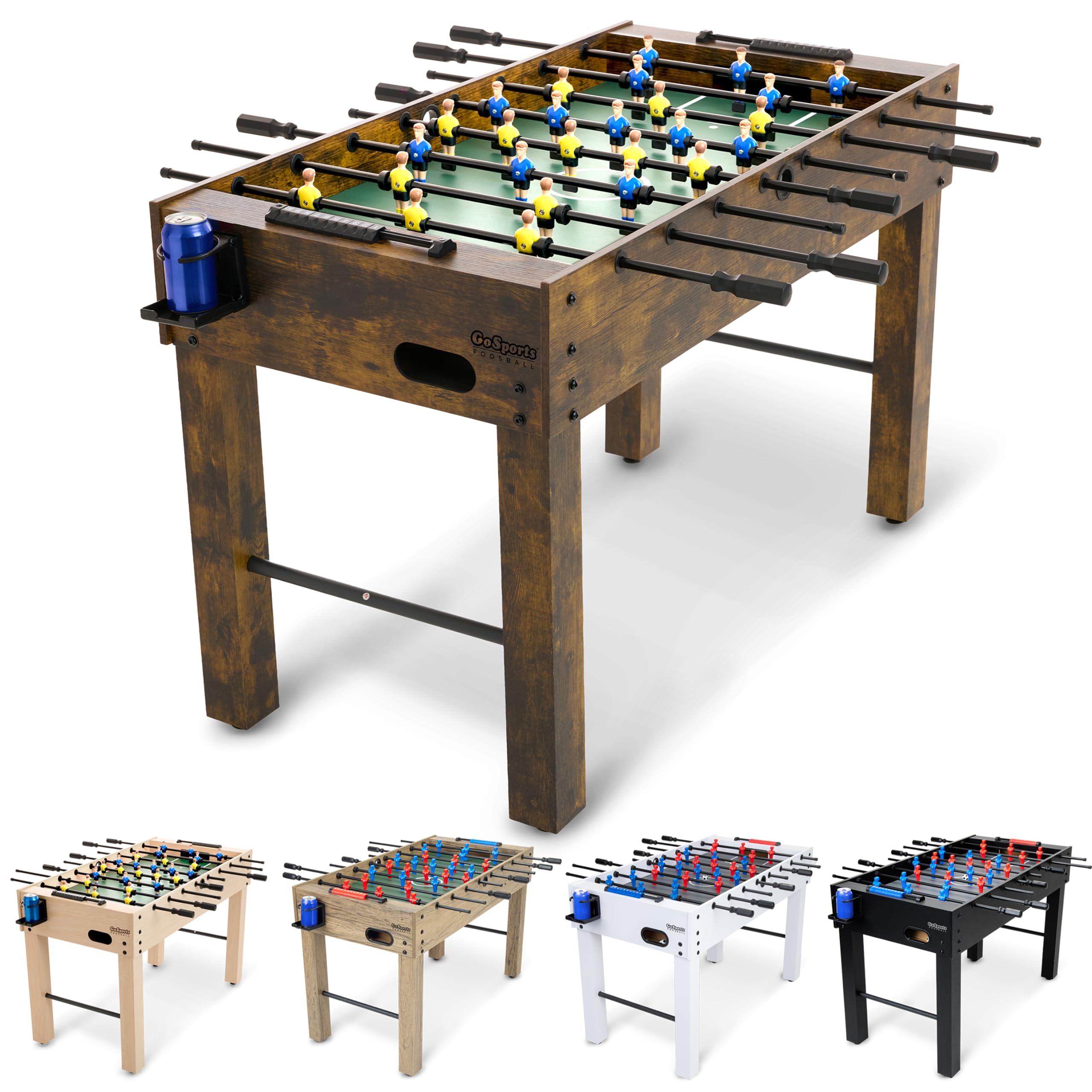 GoSports 48 Inch Foosball Table for Home, Office or Game Room – Choose Color