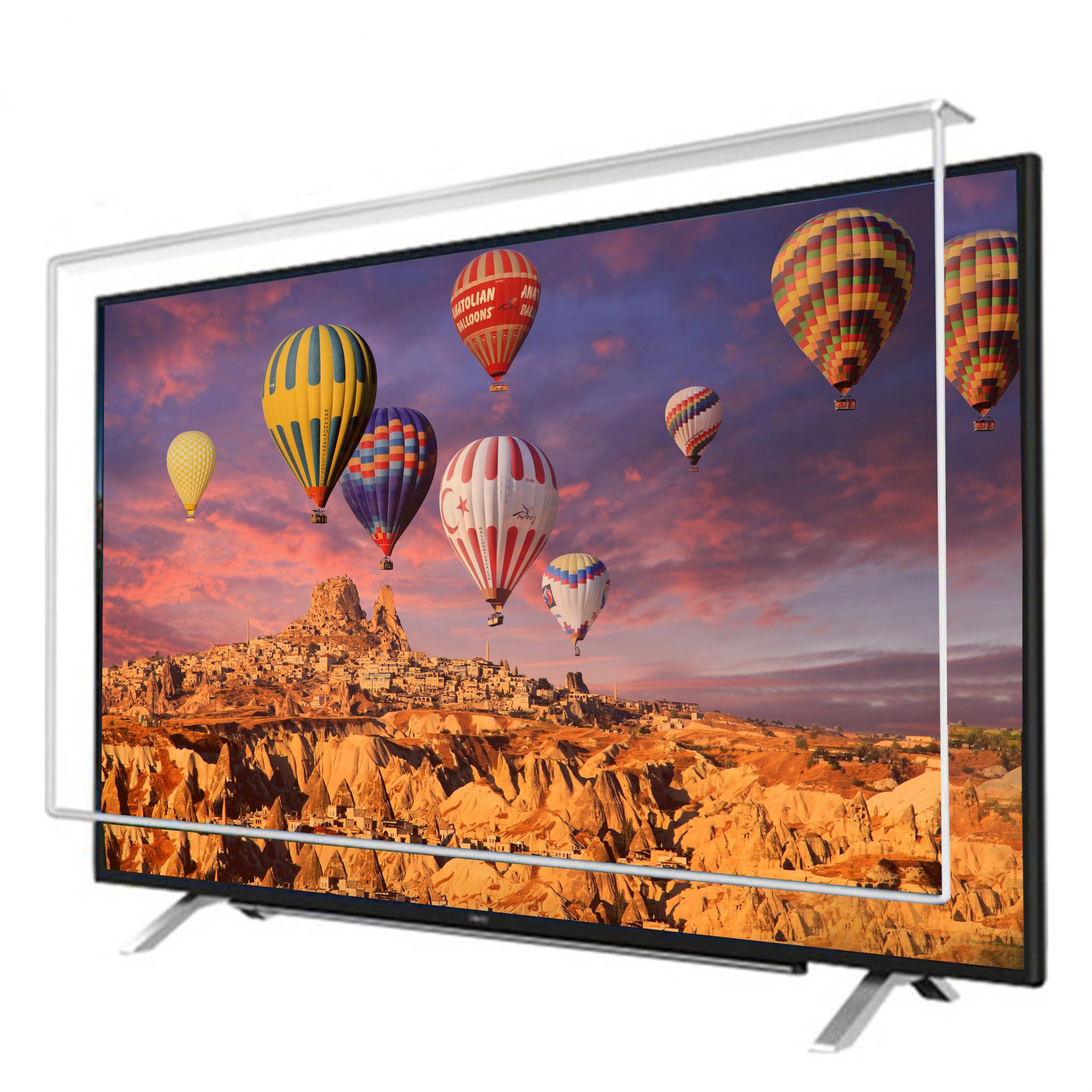 65 pulgadas TV Protección/ 100% Protector de Pantalla Garantizado/Protector de Pantalla de TV/Cristal Protector/Sin arañazos/