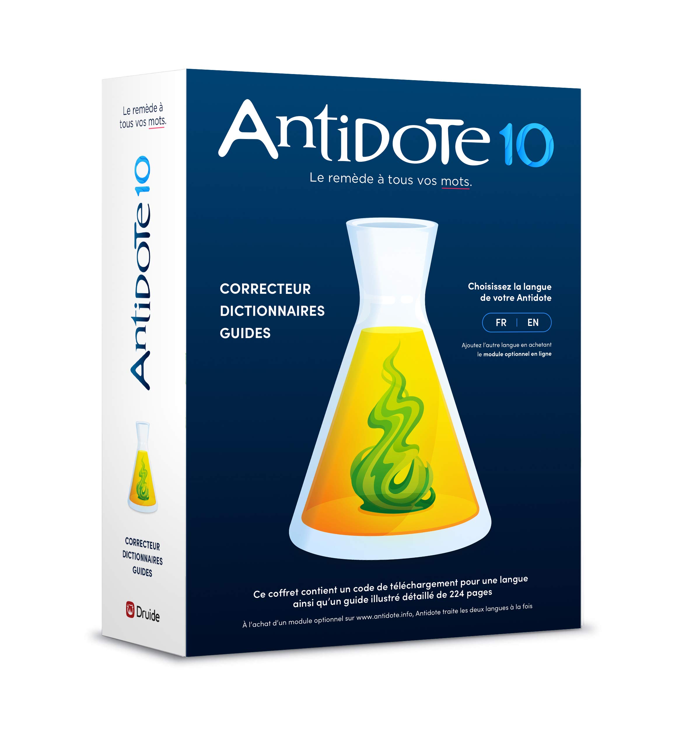 Antidote 10 – Correcteur et dictionnaires pour le français ou l’anglais