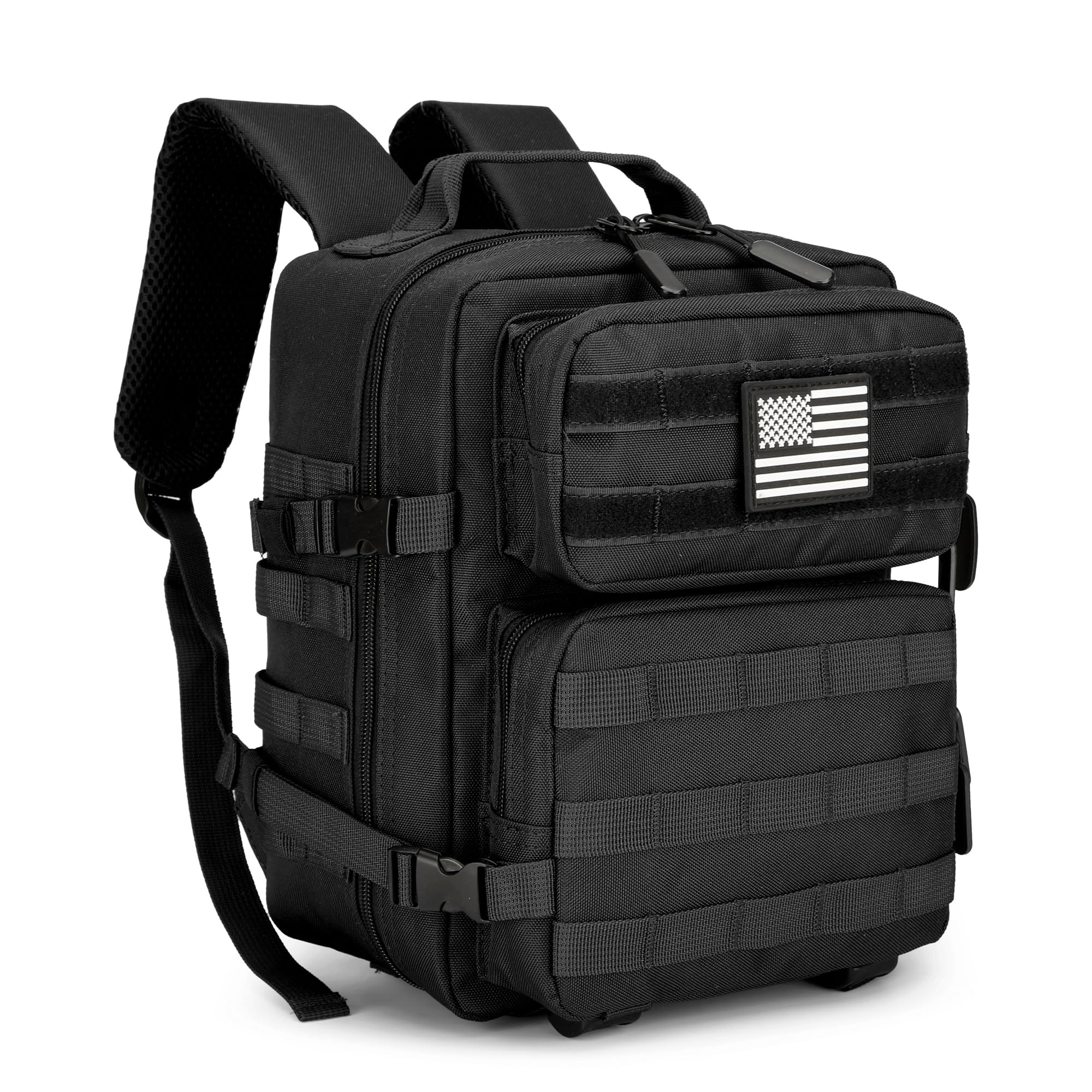 HongXingHai 9L Mini Tactical Backpack Daily Use Backpack Fitness Backpack Cycling Backpack (black)