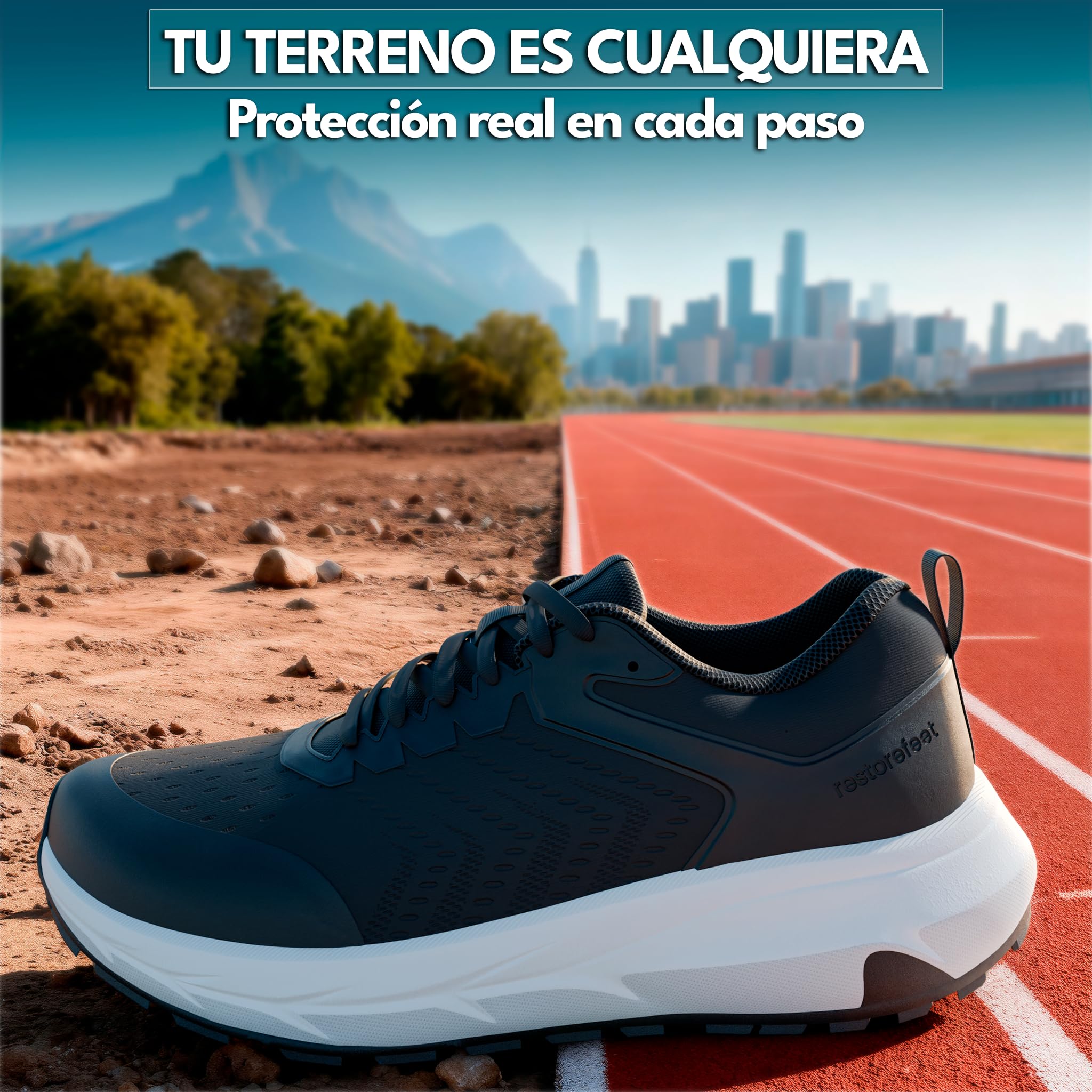 RestoreFeet Zapatillas Puntera Ancha | Hombre y Mujer Transición al Barefoot | Ideales para el Deporte - 4