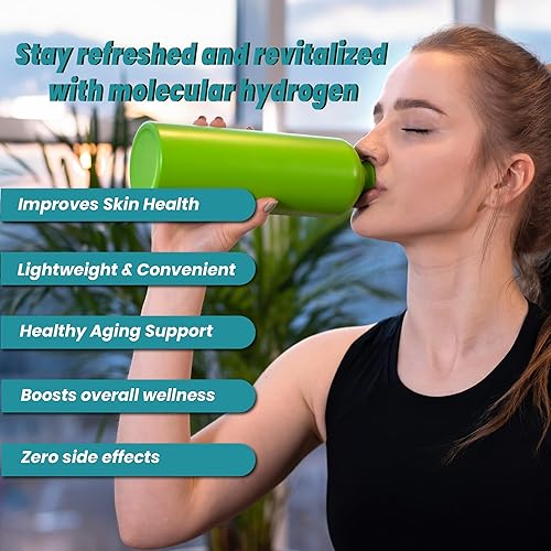 Miniatura 8 de H2 Tabletas de agua de hidrógeno molecular con magnesio antioxidante tableta de agua potable apoya la salud celular, combate el estrés, la