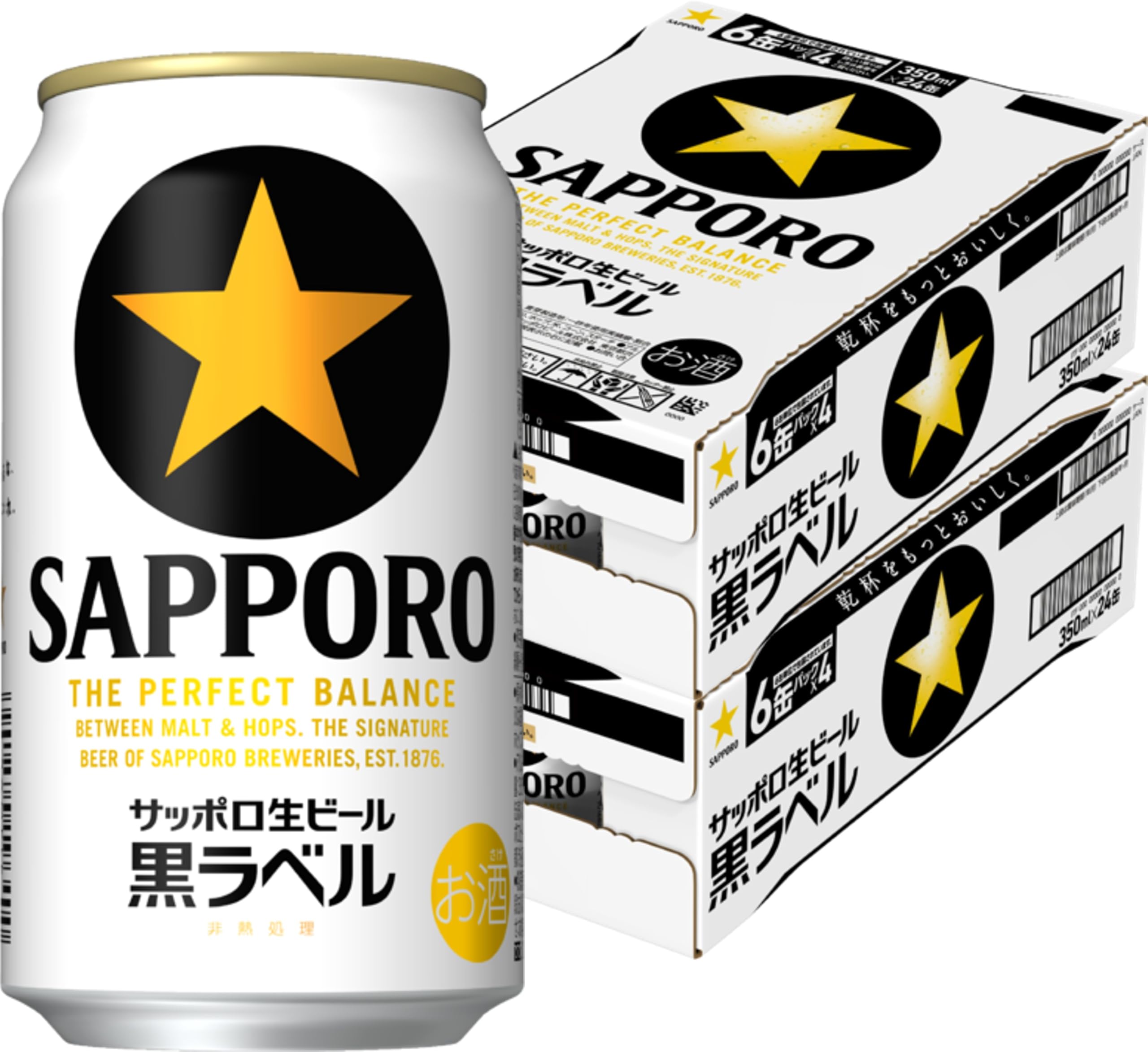 サッポロ 生ビール 黒ラベル 350ml 2ケース サッポロ黒ラベル生ビール350ml48本、大人の味