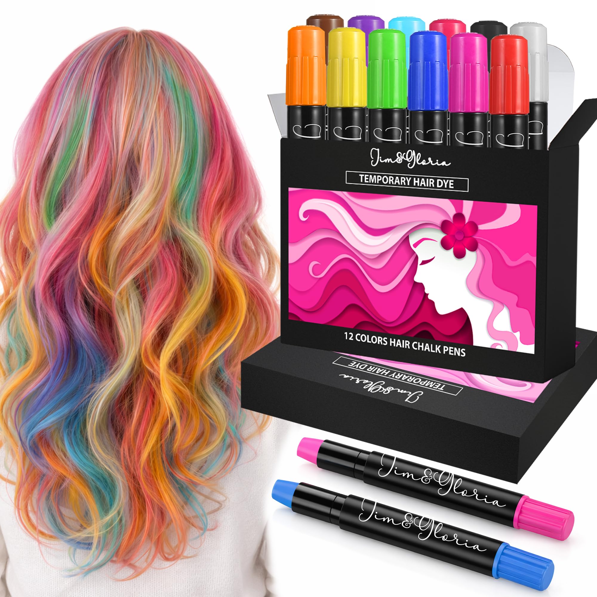 Jim&Gloria Dustless Hair Chalk