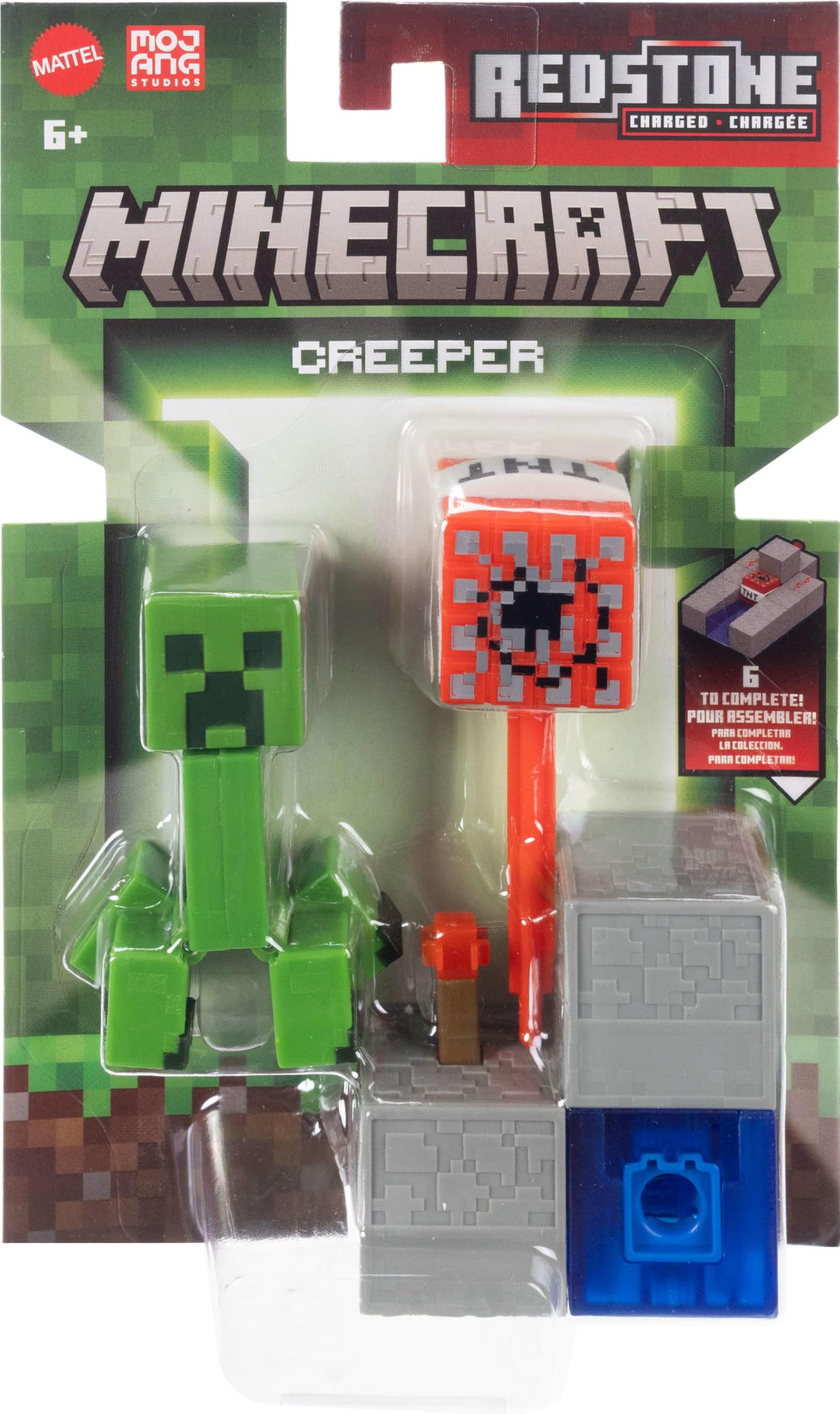 Amazon.co.jp: Mattel Minecraft おもちゃ クリーパー アクション