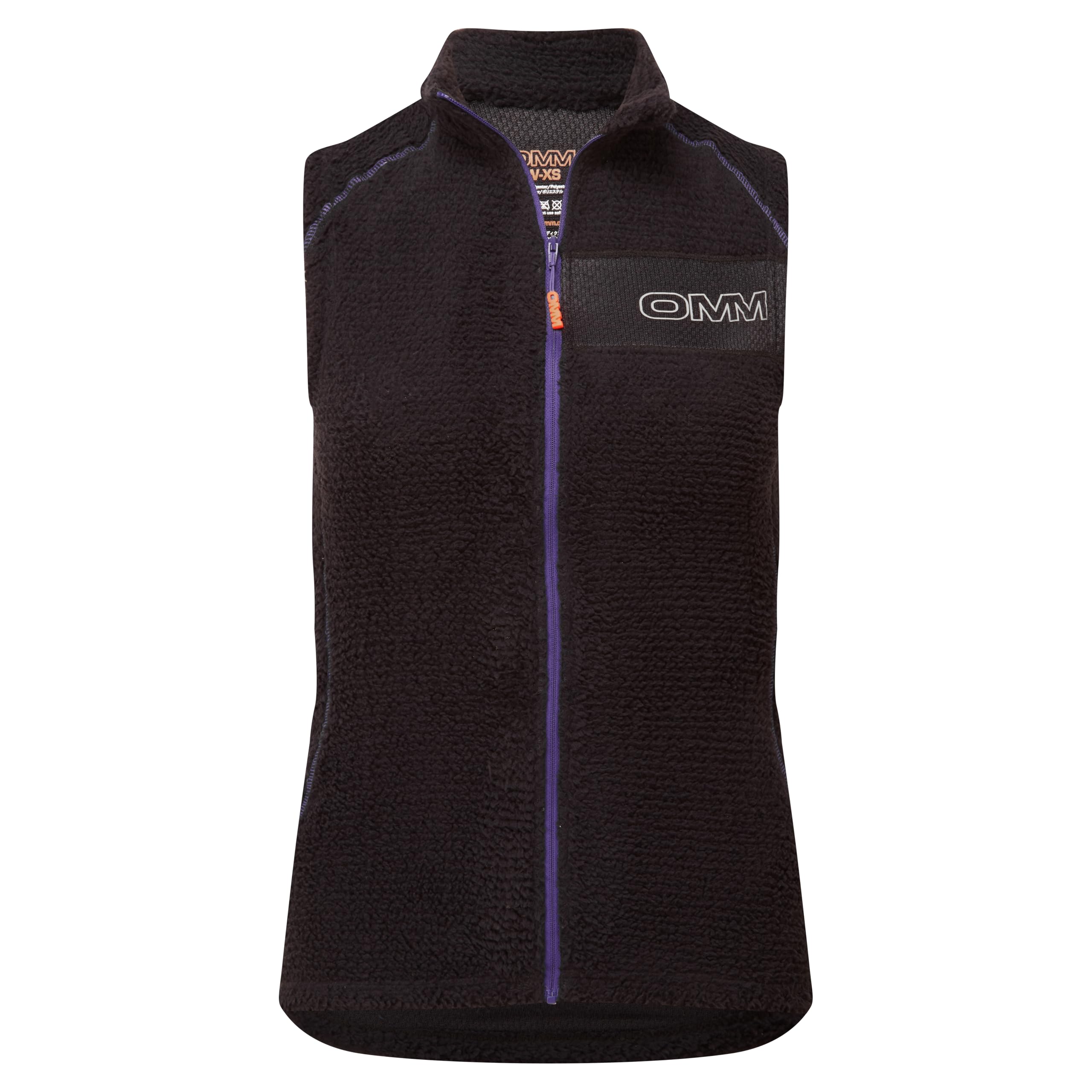 Omm Original Mountain Marathon Women's Black Omm Core Zipped Vest (W) M