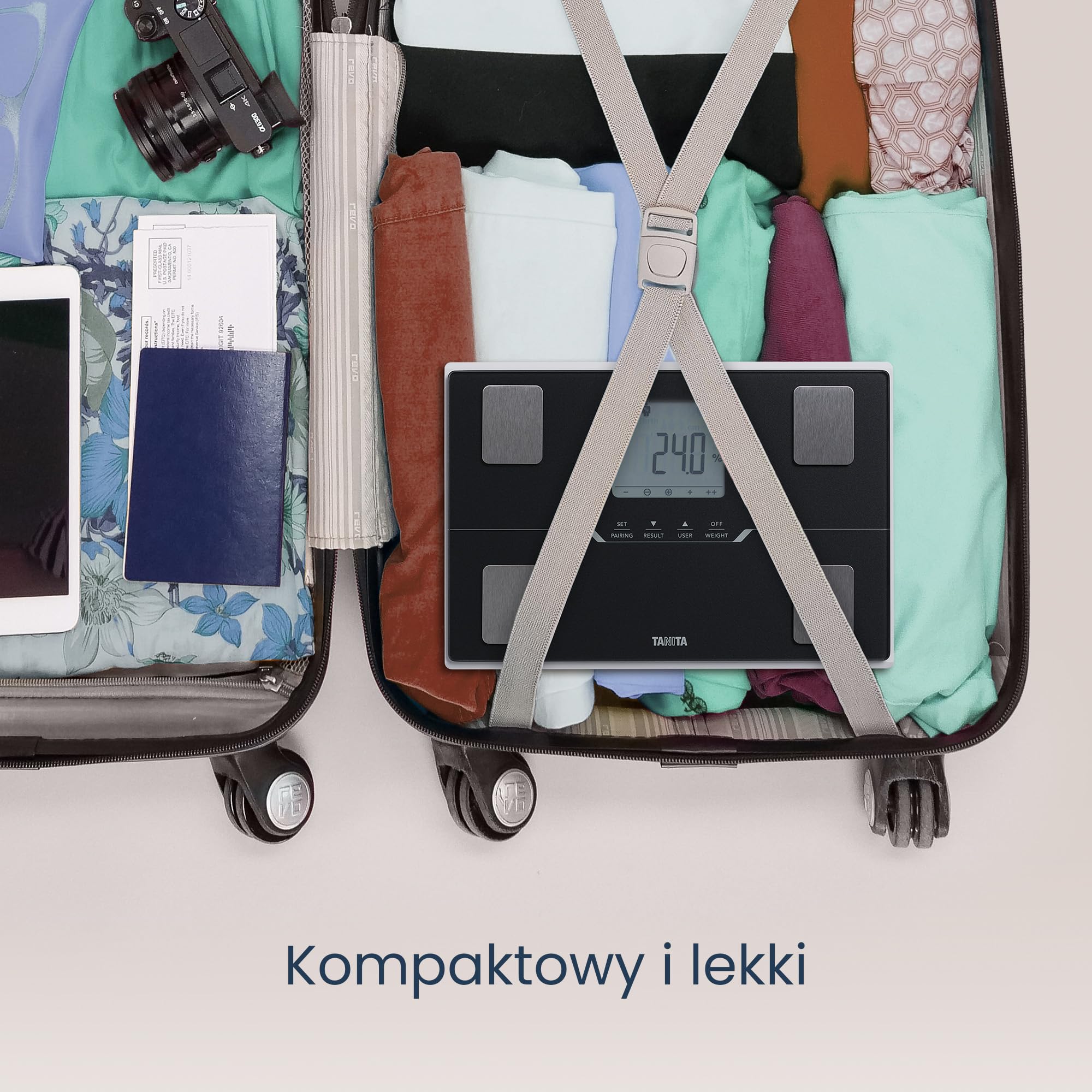Tanita BC401 Waga Wielofunkcyjna, Czarny, 36 x 26 cm