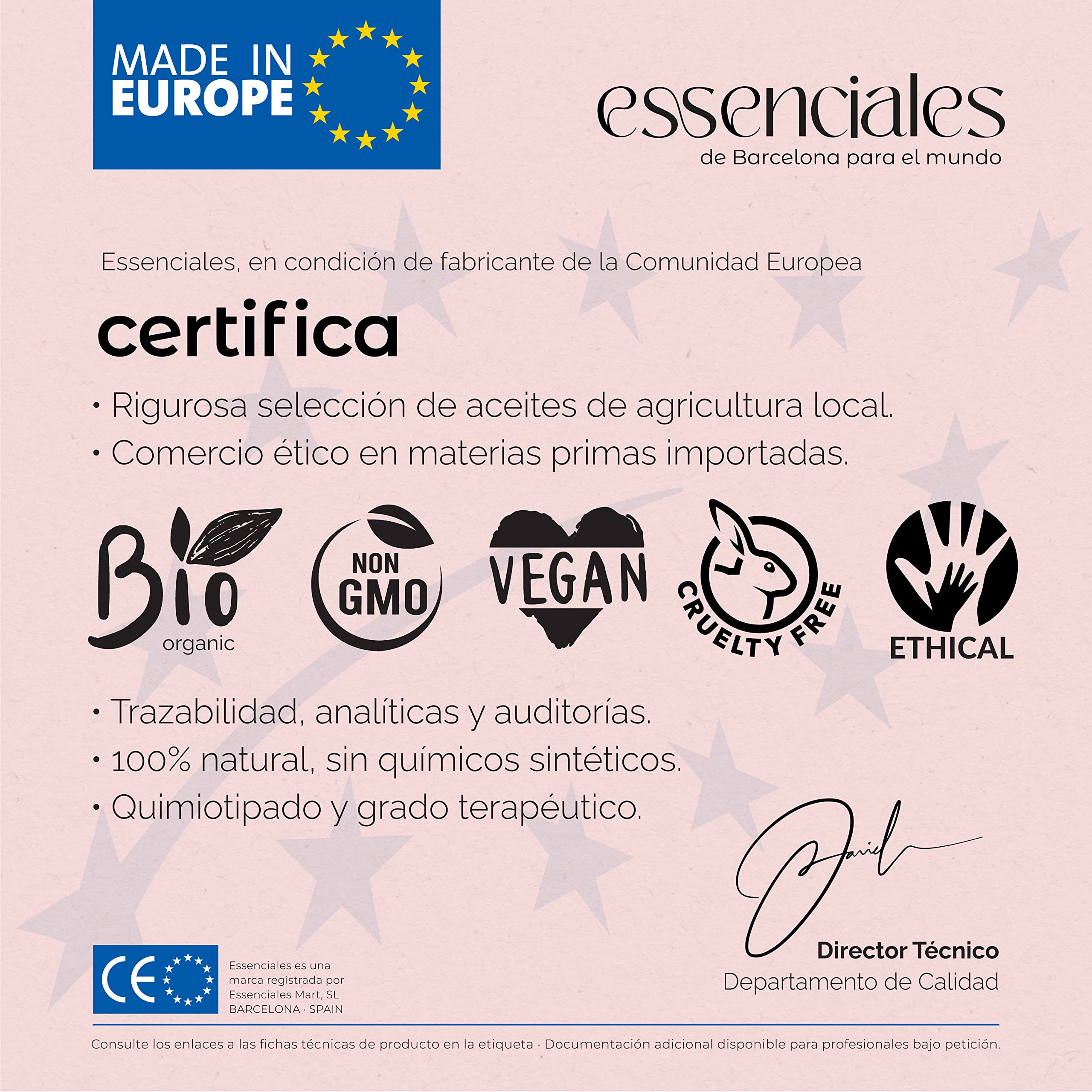 Essenciales - Aceite Vegetal de Comino Negro BIO, 100% Puro y Certificado ECOLÓGICO, 500 ml | Aceite Vegetal Nigella Sativa L., 1ª Presión Frío