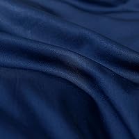 Vista 3 de L LOVSOUL Juego de funda de edredón tamaño Queen, 100 % algodón, suave y transpirable, 90 x 90 pulgadas, color azul