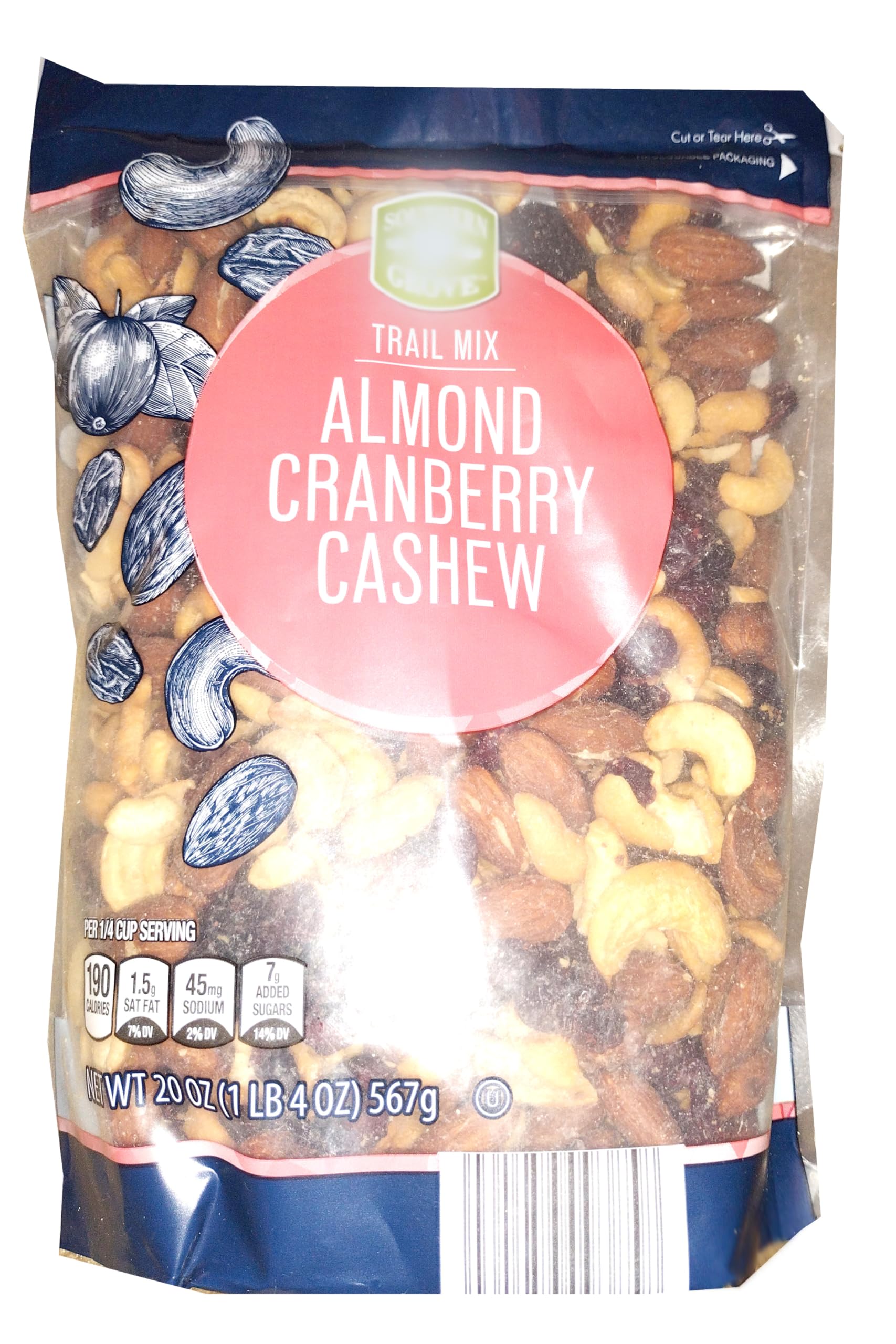 シマグミ　331 Amazon.com: Almond Cranberry Cashew Gluten Free Trail Mix- Snack