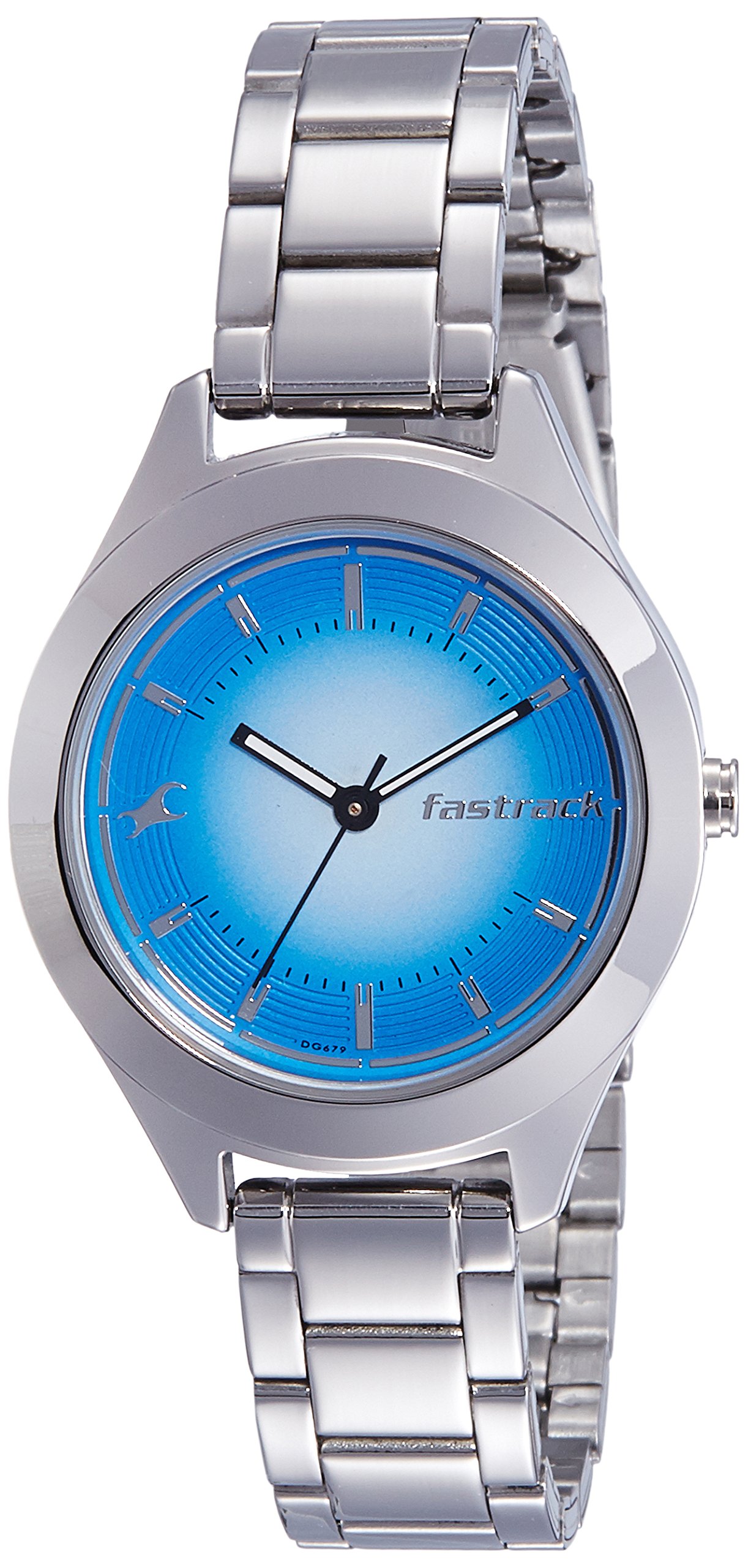 Fastrack All Nighters Quartz Analog Blue Dial Metal Strap Watch for Girls-NM6153SM03 (B073VQ9XTS) Amazon Price History, Amazon Price Tracker