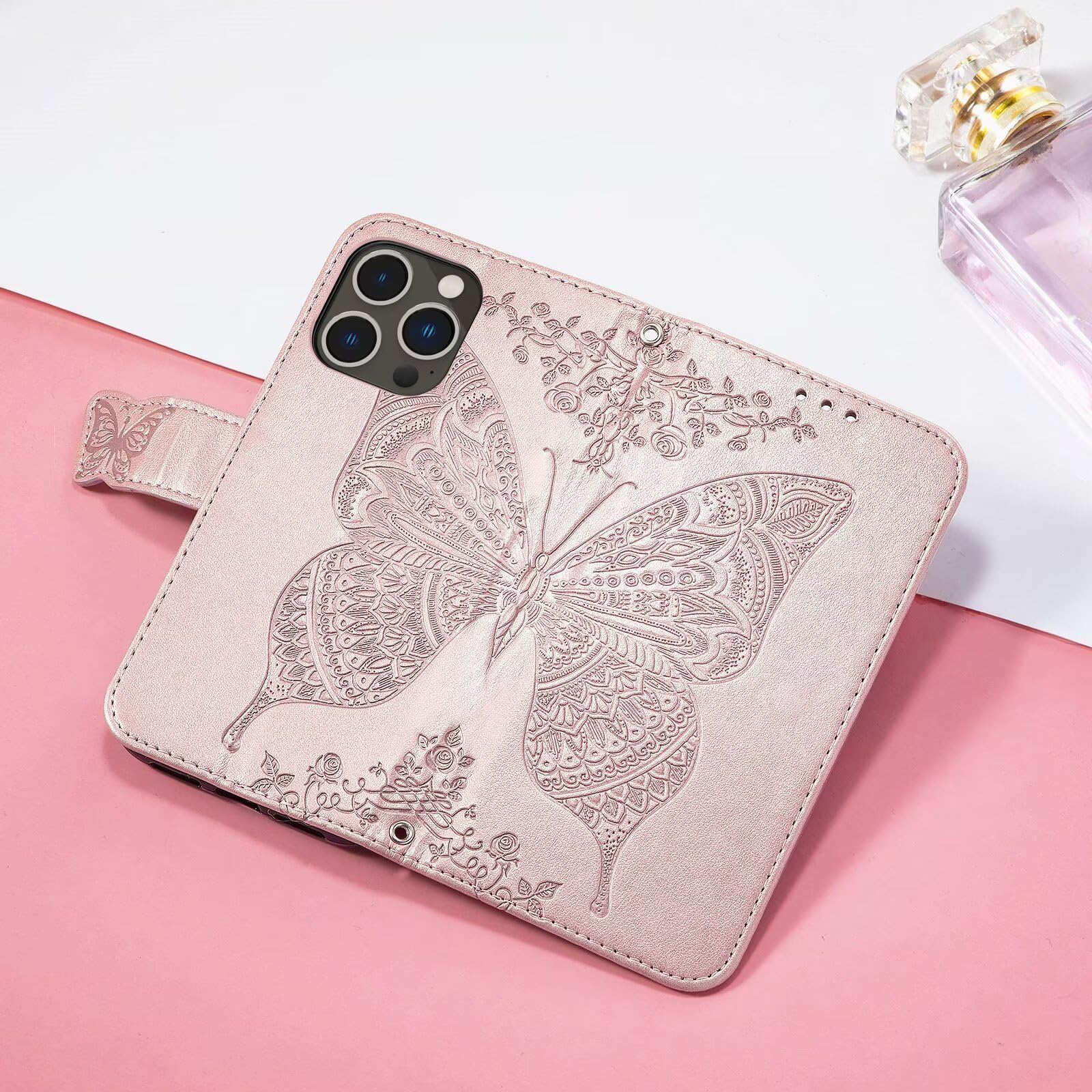 EASSGU Skórzane ochronne etui z klapką do Redmi Note 15 5G (6,77"), magnetyczne, z 3 przegródkami na karty i 1 portfelem, odporne na upadki i zarysowania, niebieskie