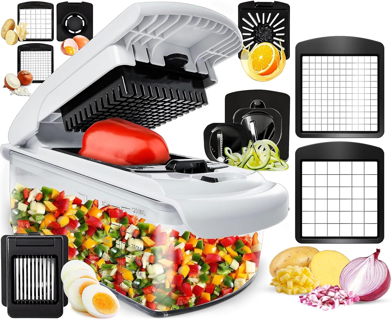 fullstar 8 in 1 White Chopper And Blade Replacement