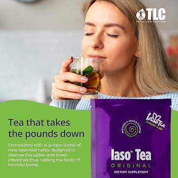 Thé Instantané Iaso Tea Saveur Pastèque - 10 Dosettes - Gestion Du Poids