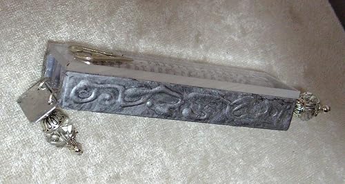 Miniatura 3 de Jewish Wedding Glass Kit - Wine Glass, Satin Bag, Shards Mezuzah Case - Lime Green