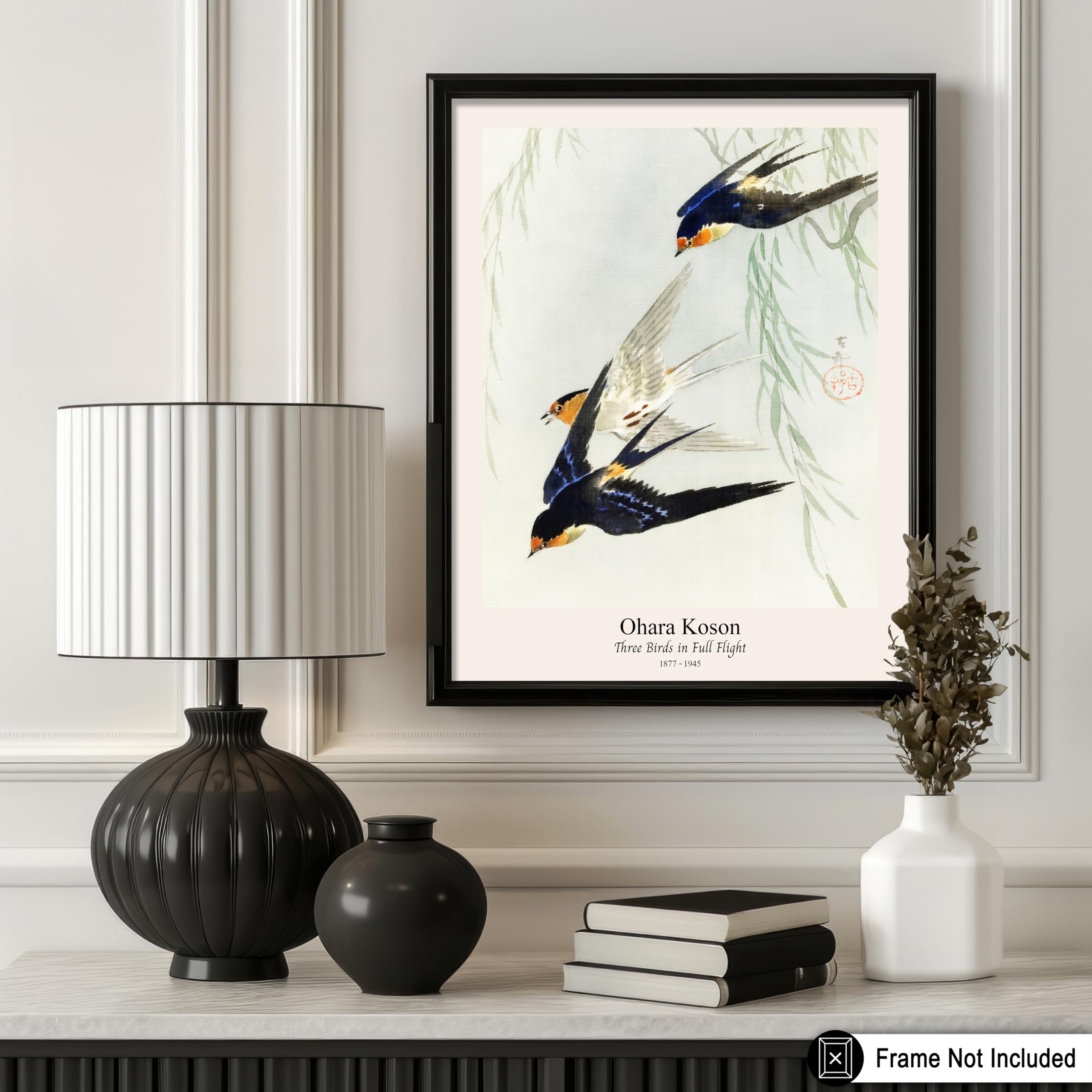 Amazon.com: Poster Master Vintage Ohara Koson Poster - Retro Three