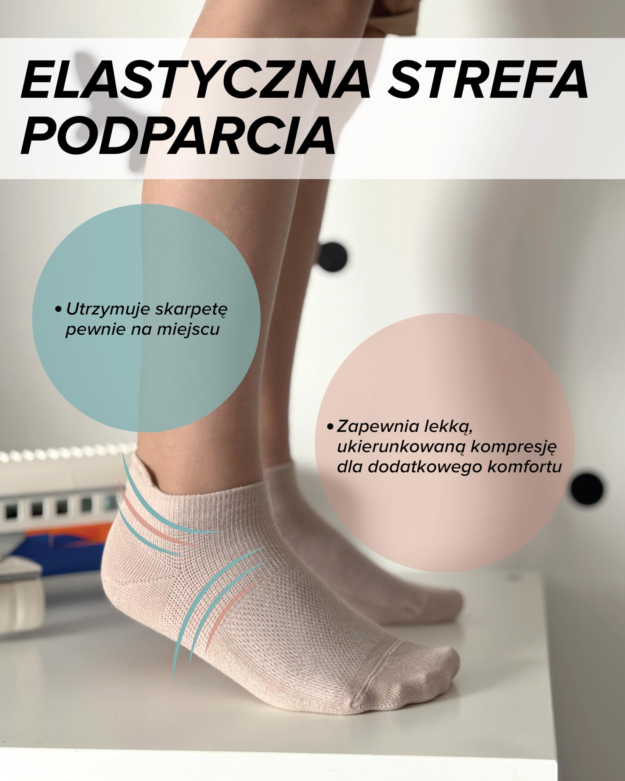 VITSOCKS Kids Thin Soft Breathable 98% COTTON Trainer Socks (4 PAIRS) Fresh Comfortable Feet