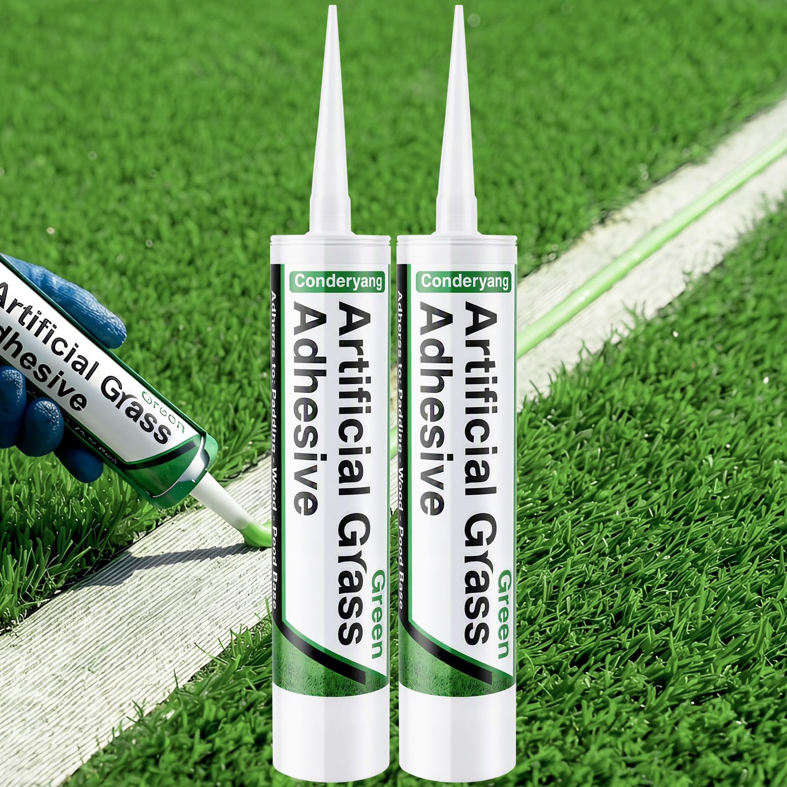 2 Tube of Turf Glue for Artificial Grass, 10 oz, (No Caulk Gun)
