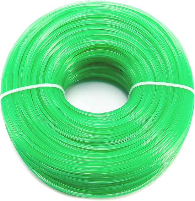 SurePromise Heavy Duty Nylon Brushcutter Trimmer Strimmer Line Cord String Wire (1.6mm x 90m, Green)