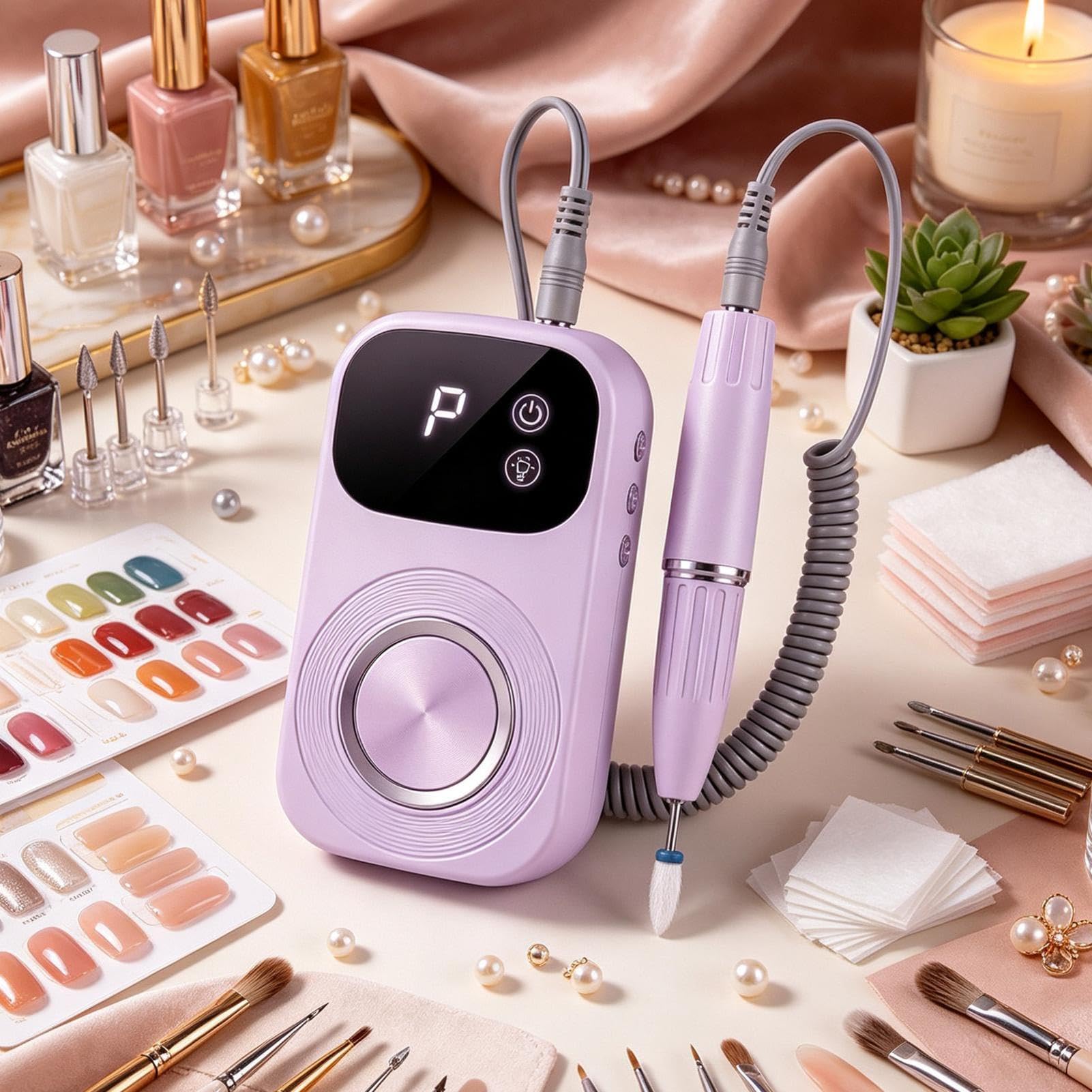 à ongles électrique portable rechargeable