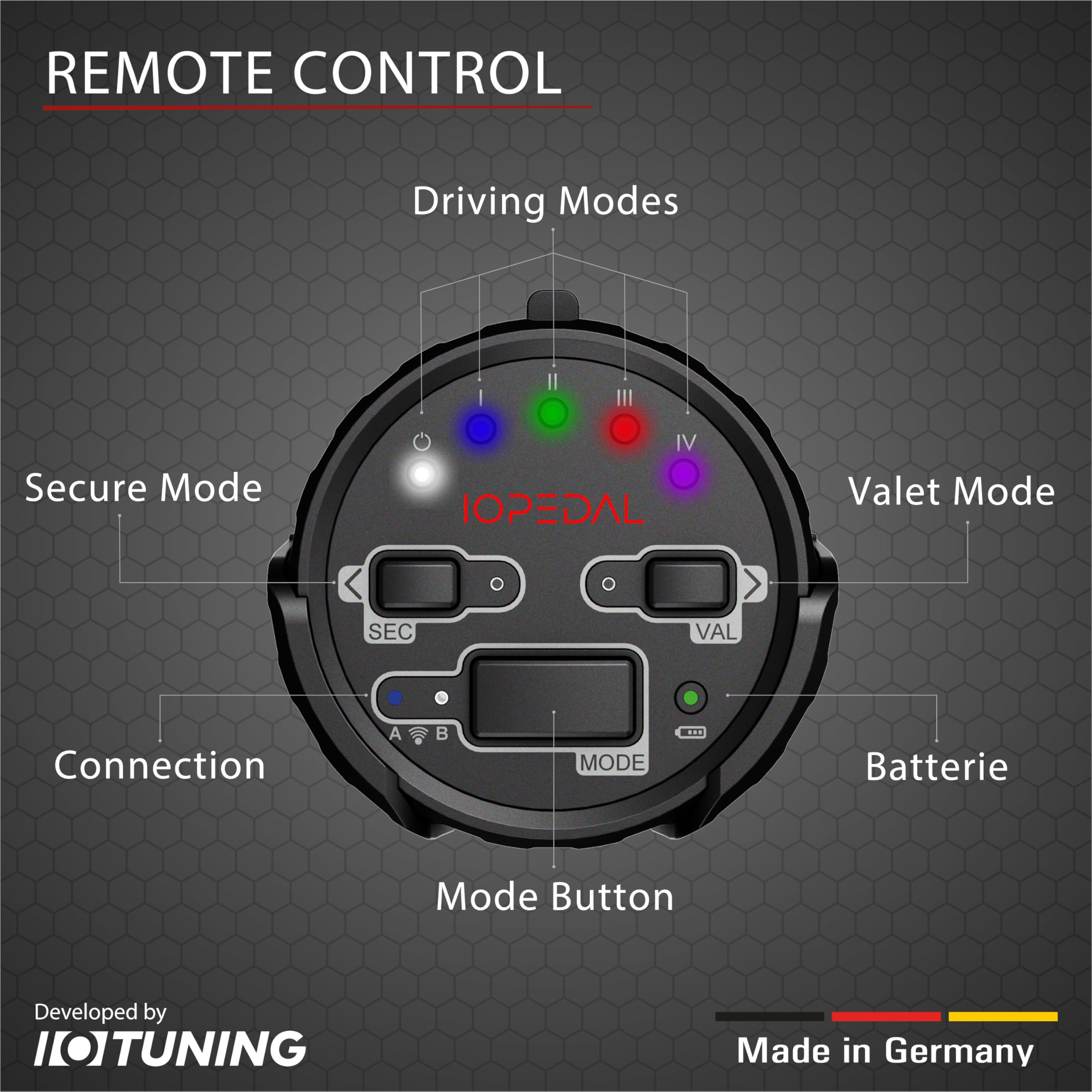 für BMW 2er Coupe (F22, F87) (Baujahr 2012 – 2021) für alle Motoren – Plug & Play Gaspedal-Tuning/Pedalbox mit App, Wireless Remote & integrierter Wegfahrsperre
