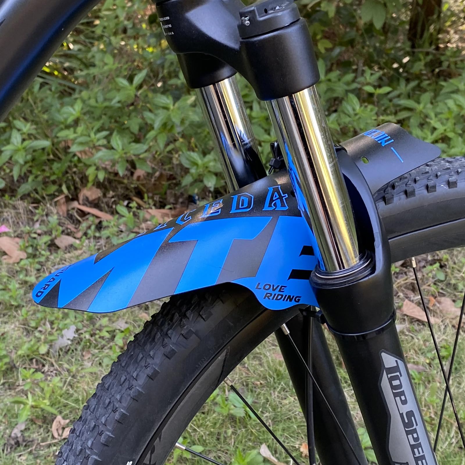 Parafanghi MTB NICEDACK - Set Anteriore E Posteriore Per Bici 20-29 Pollici, Materiale PP Flessibile, Multicolore - Foto 8